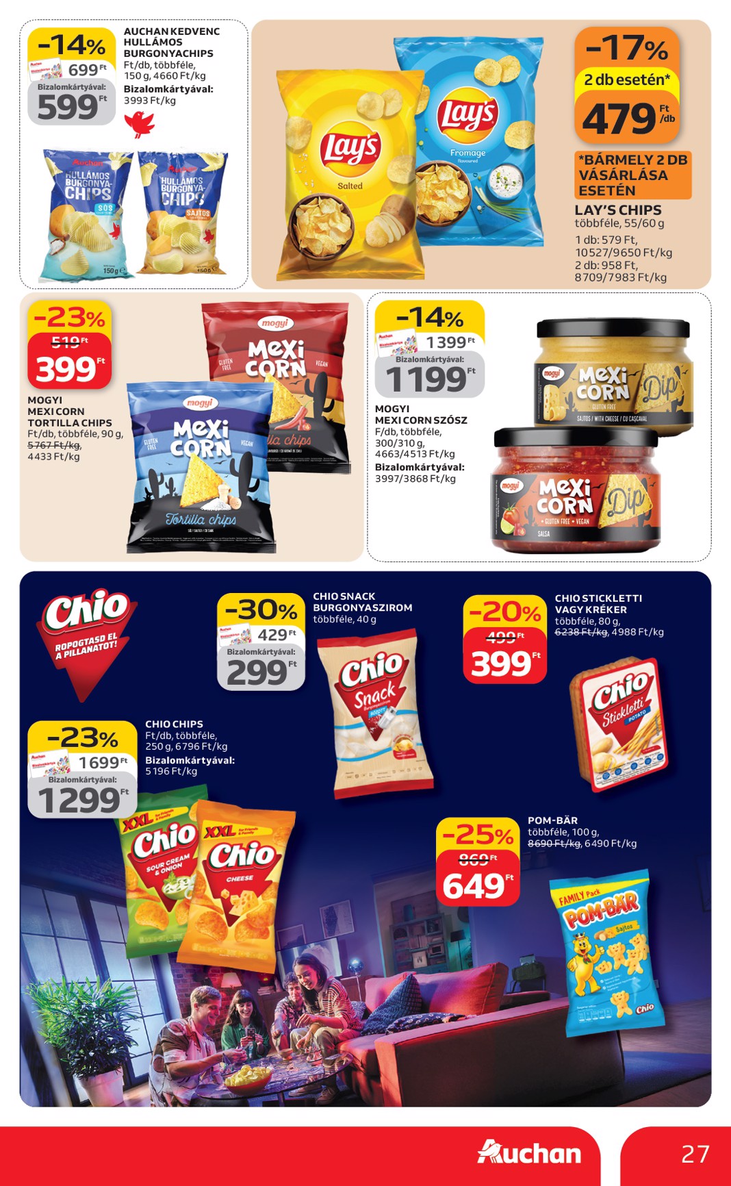 auchan - Auchan Hipermarket akciós újság, érvényes 2026.03.12. - 2026.03.18. - page: 27