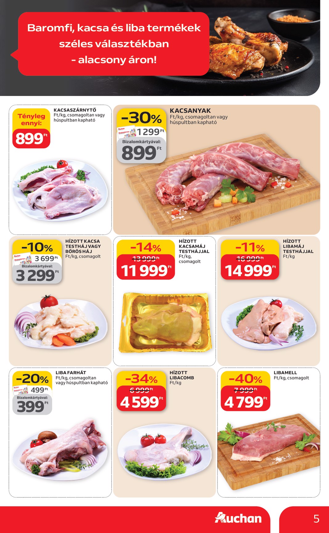 auchan - Auchan Hipermarket akciós újság, érvényes 2026.03.12. - 2026.03.18. - page: 5