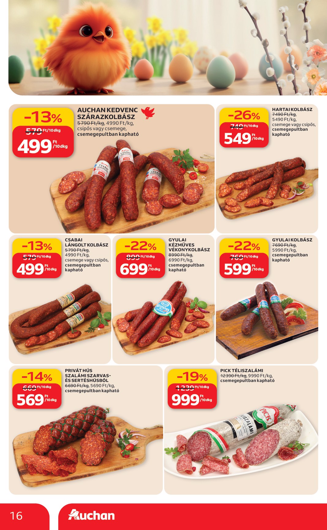 auchan - Auchan Hipermarket akciós újság, érvényes 2026.03.12. - 2026.03.18. - page: 16