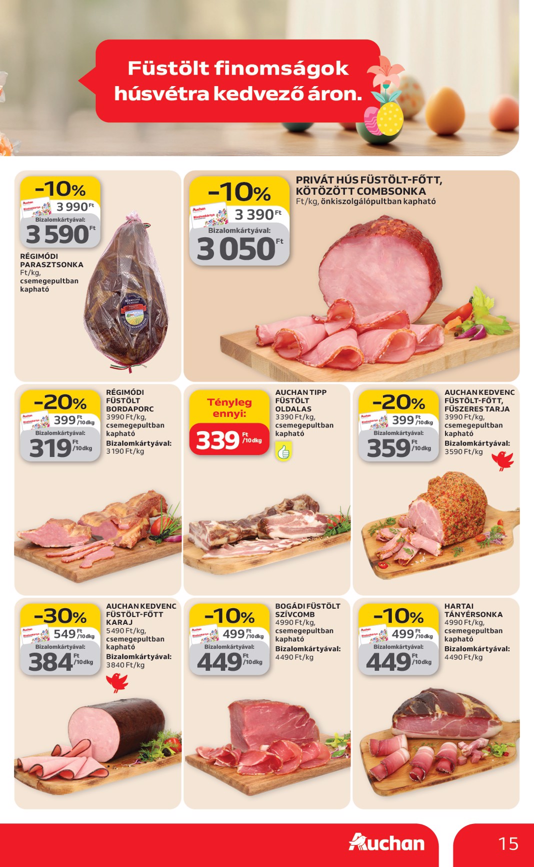 auchan - Auchan Hipermarket akciós újság, érvényes 2026.03.12. - 2026.03.18. - page: 15