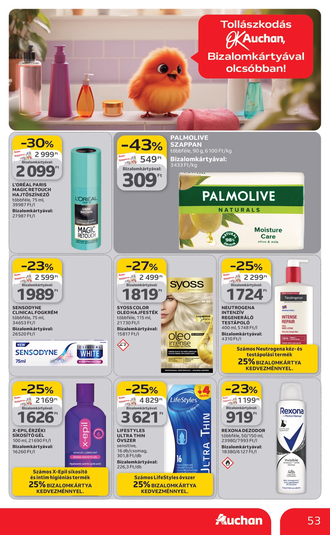 auchan - Auchan Hipermarket akciós újság, érvényes 2026.03.12. - 2026.03.18. - page: 53