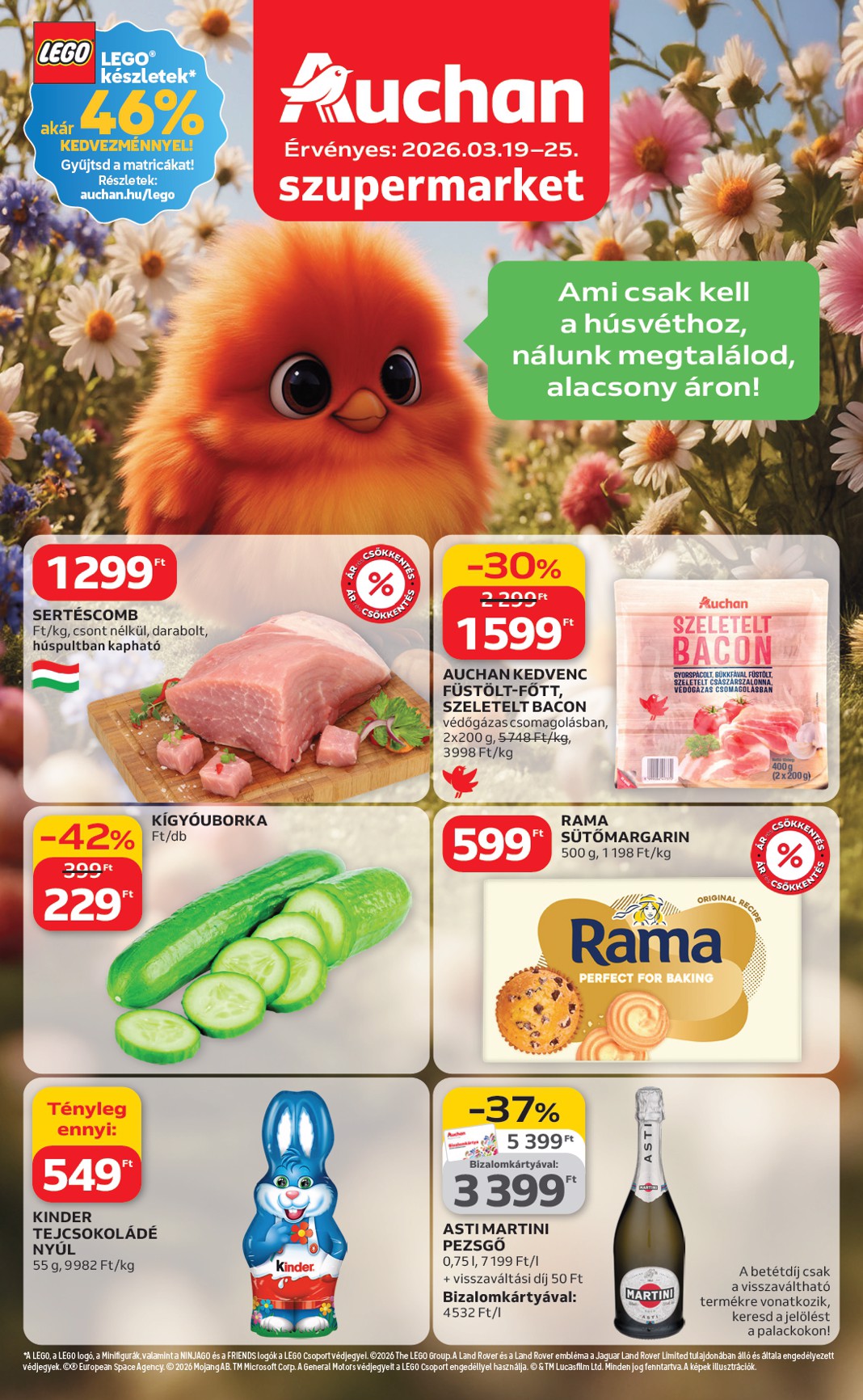 auchan - Auchan szupermarket akciós újság, érvényes 2026.03.19. - 2026.03.25.