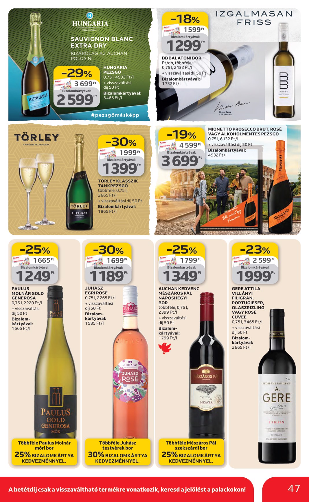 auchan - Auchan Hipermarket akciós újság, érvényes 2026.03.19. - 2026.03.25. - page: 47