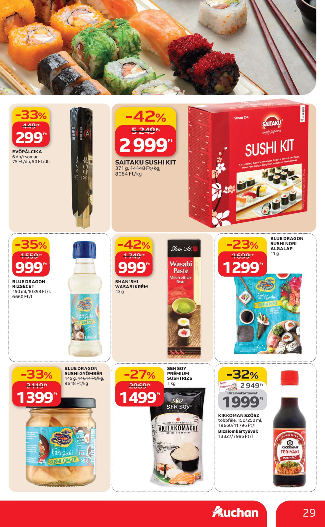 auchan - Auchan Hipermarket akciós újság, érvényes 2026.03.19. - 2026.03.25. - page: 29