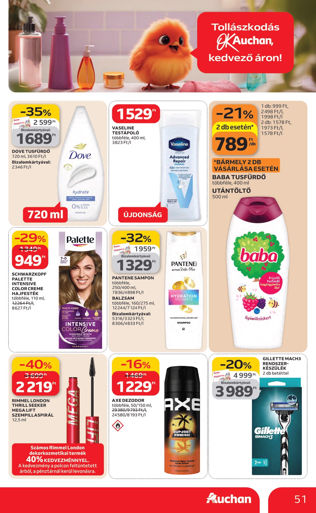 auchan - Auchan Hipermarket akciós újság, érvényes 2026.03.19. - 2026.03.25. - page: 51