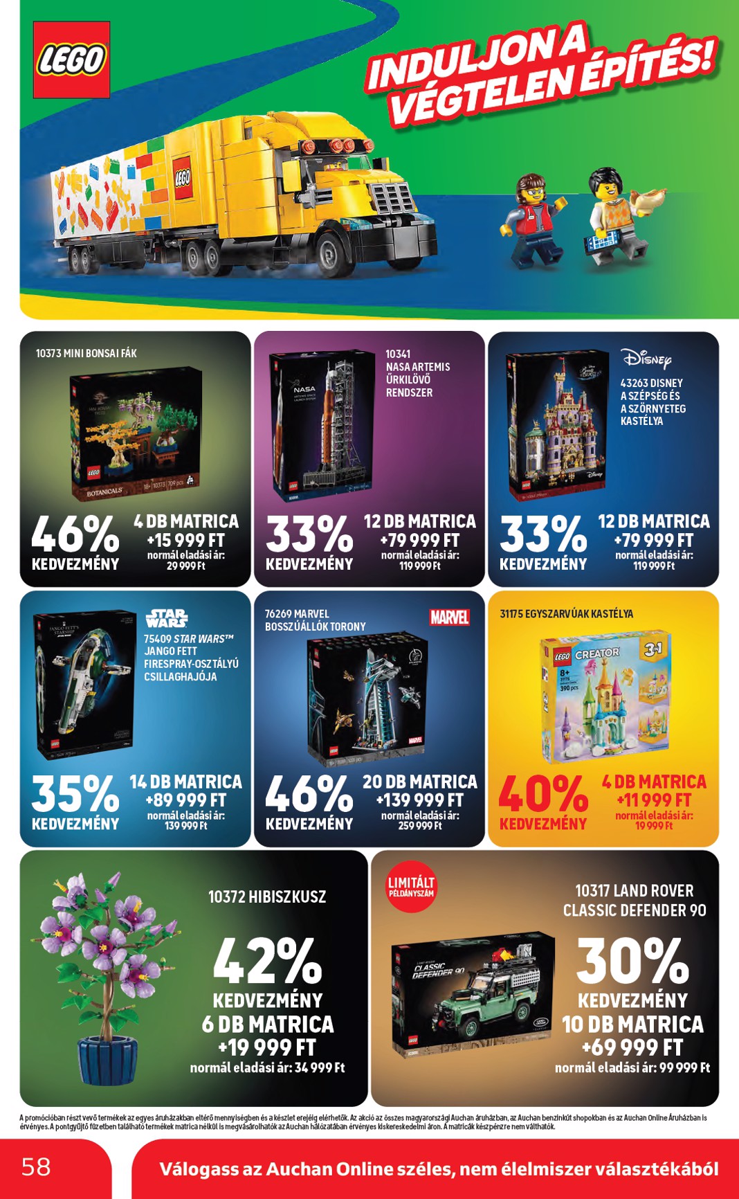 auchan - Auchan Hipermarket akciós újság, érvényes 2026.03.19. - 2026.03.25. - page: 58
