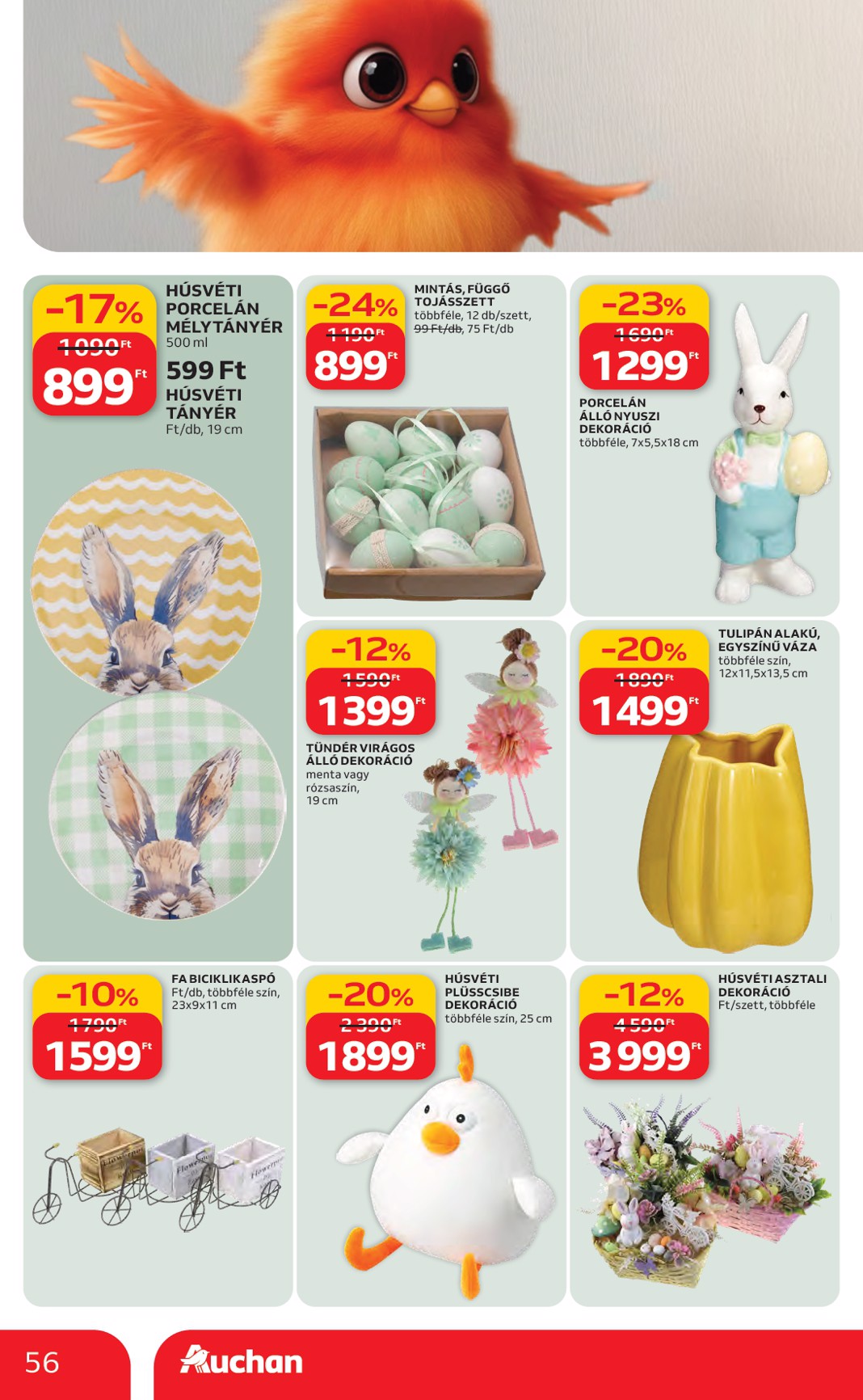 auchan - Auchan Hipermarket akciós újság, érvényes 2026.03.19. - 2026.03.25. - page: 56