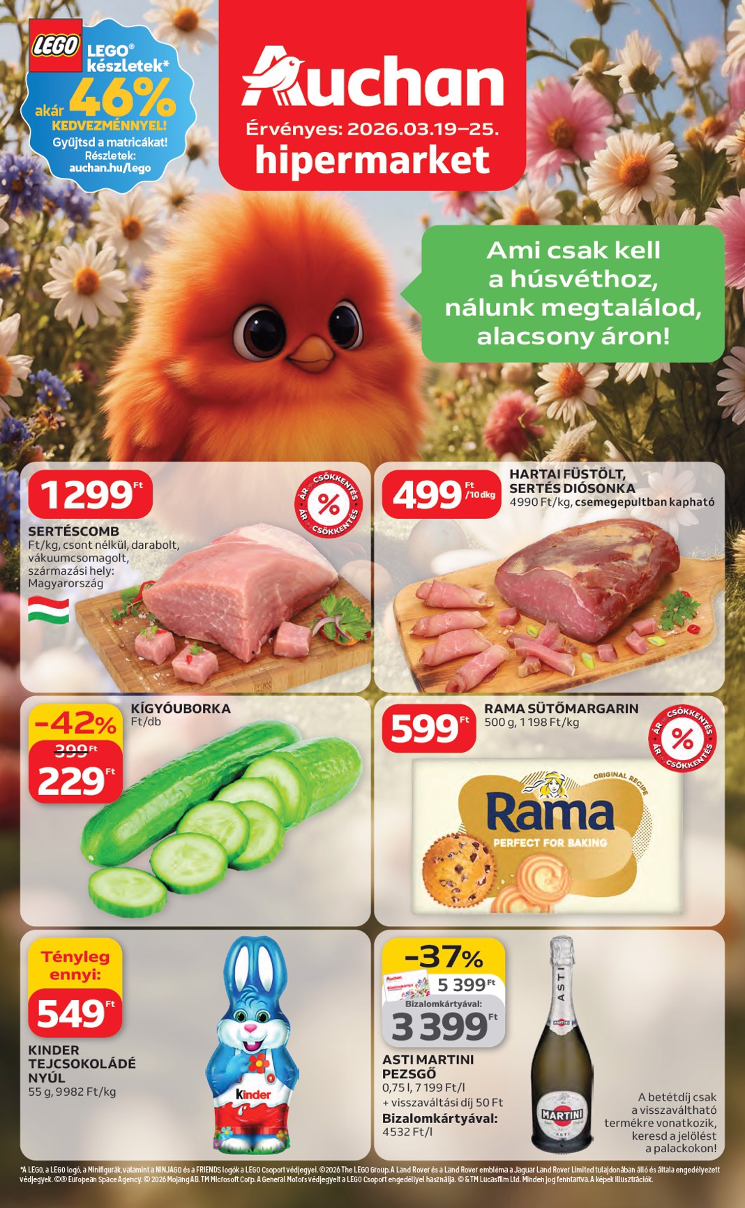 auchan - Auchan Hipermarket akciós újság, érvényes 2026.03.19. - 2026.03.25. - page: 1