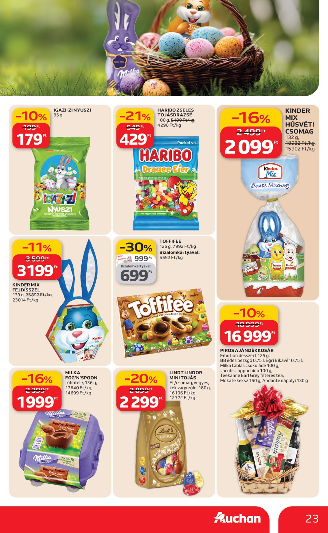 auchan - Auchan Hipermarket akciós újság, érvényes 2026.03.19. - 2026.03.25. - page: 23