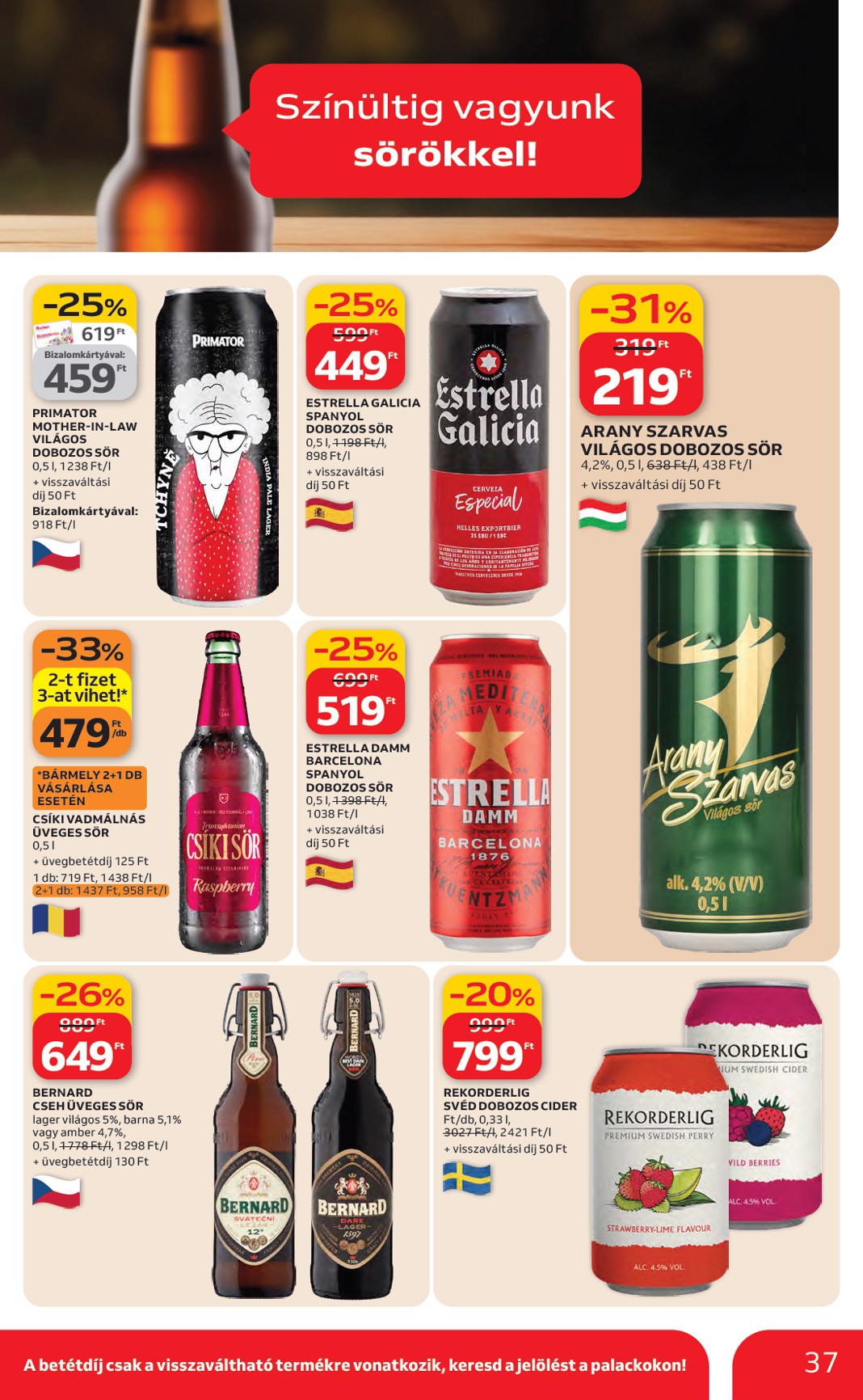 auchan - Auchan Hipermarket akciós újság, érvényes 2026.03.19. - 2026.03.25. - page: 37