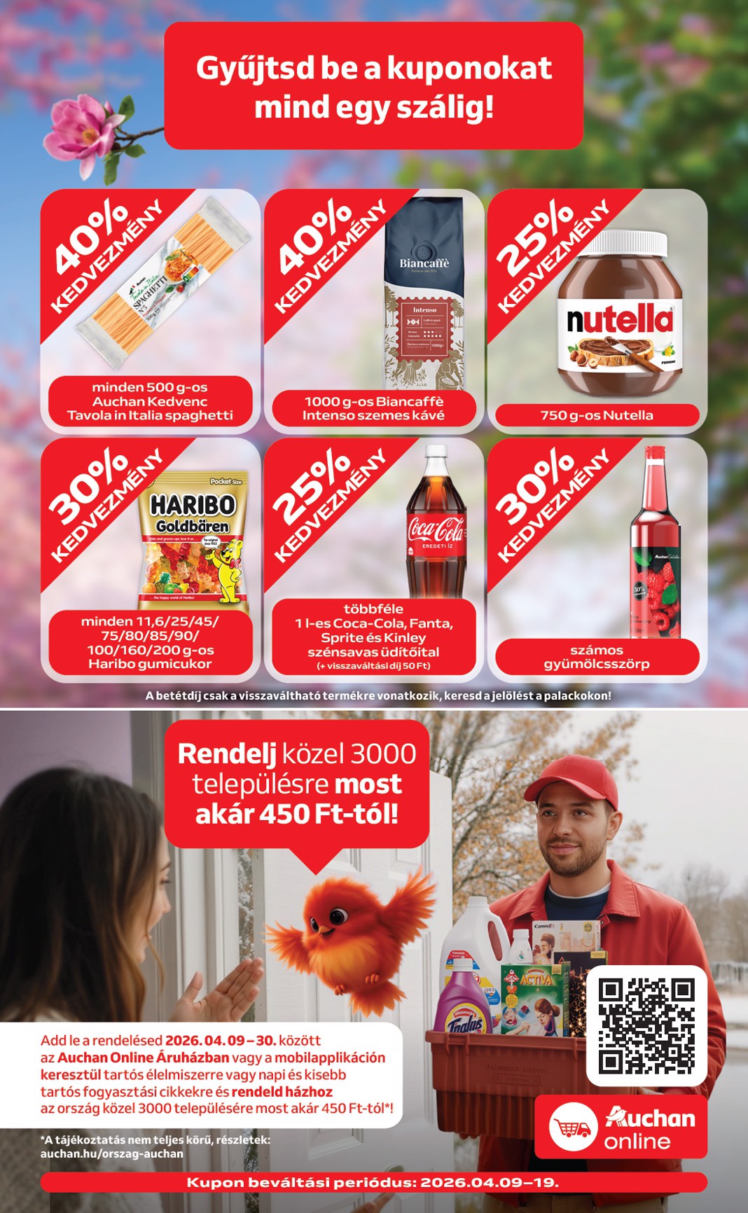 auchan - Aktuális Auchan szupermarket szórólap érvényes csütörtöktől 2026.04.09.-től szerdától 2026.04.15.-ig - page: 5