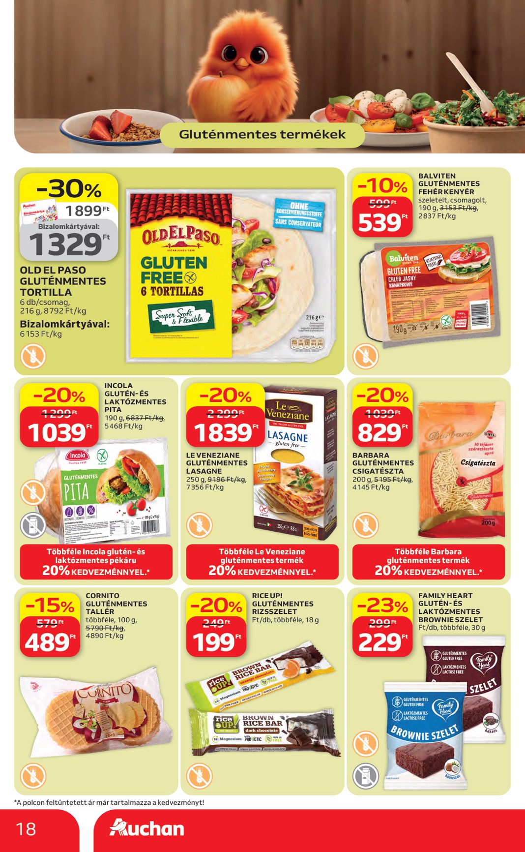 auchan - Aktuális Auchan hipermarket szórólap érvényes csütörtöktől 2026.04.16.-től szerdától 2026.04.22.-ig - page: 18