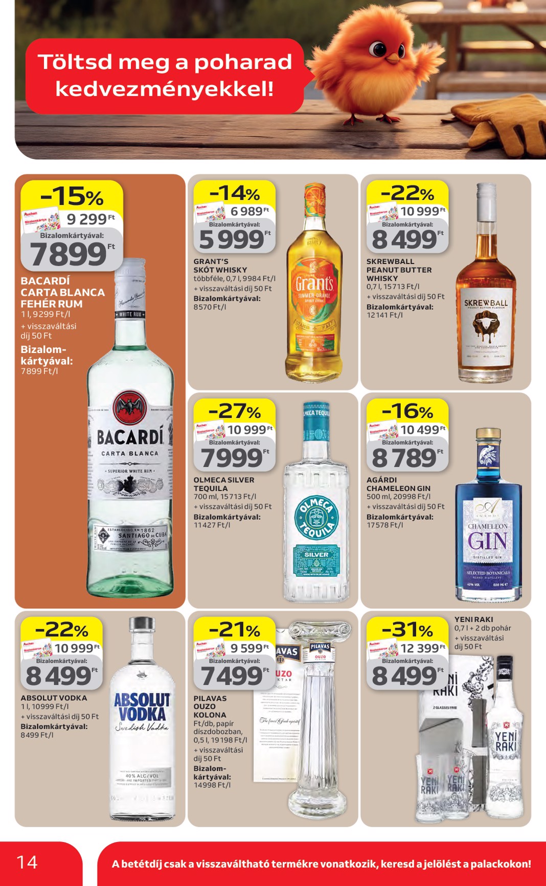 auchan - Aktuális Auchan hipermarket szórólap érvényes csütörtöktől 2026.04.16.-től szerdától 2026.04.22.-ig - page: 14