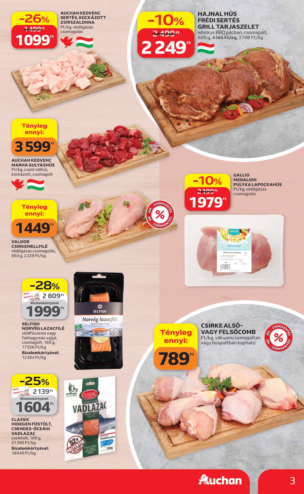 auchan - A jövőbeli Auchan Hipermarket akciós újság csütörtöktől 2026.04.23.-tól szerdától 2026.04.29.-ig érvényes. - page: 3