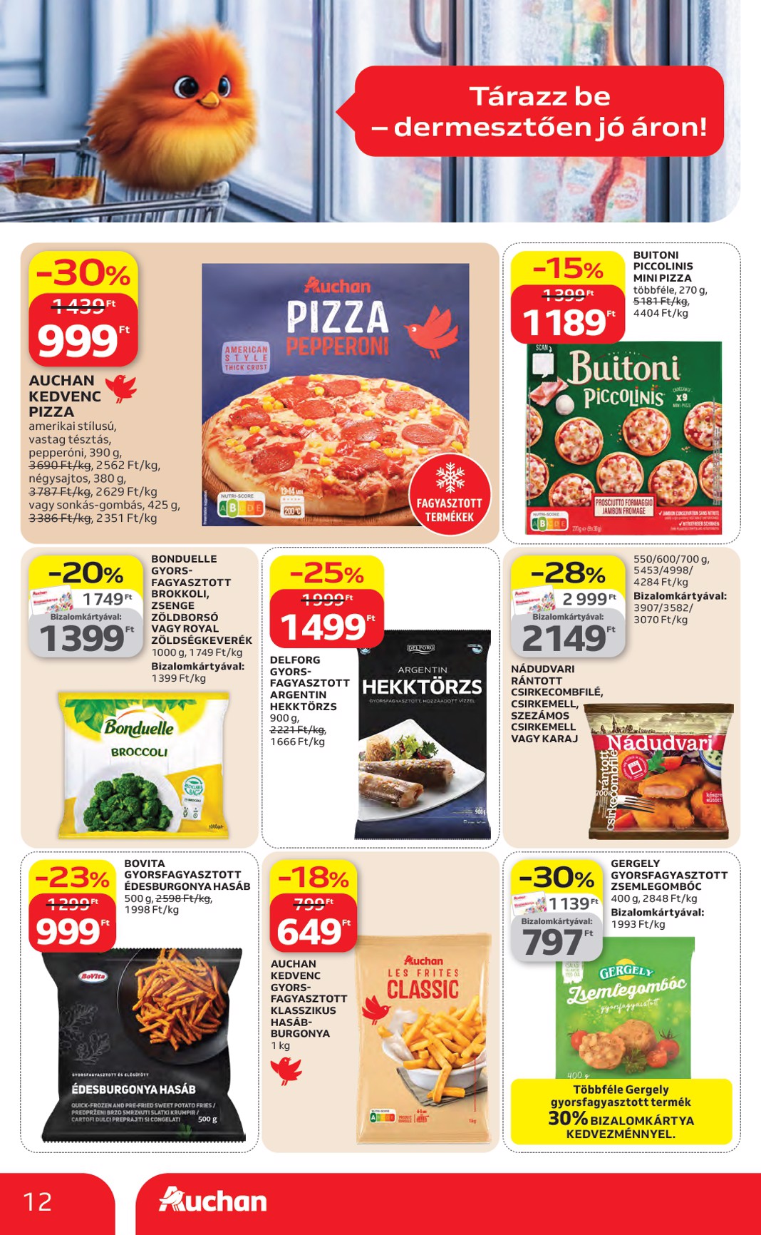 auchan - A jövőbeli Auchan Hipermarket akciós újság csütörtöktől 2026.04.23.-tól szerdától 2026.04.29.-ig érvényes. - page: 12