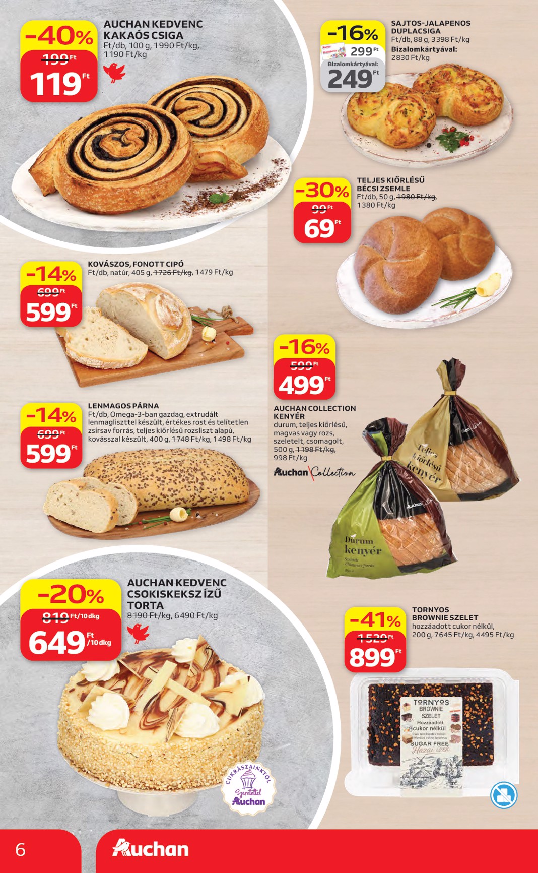 auchan - A jövőbeli Auchan Hipermarket akciós újság csütörtöktől 2026.04.23.-tól szerdától 2026.04.29.-ig érvényes. - page: 6