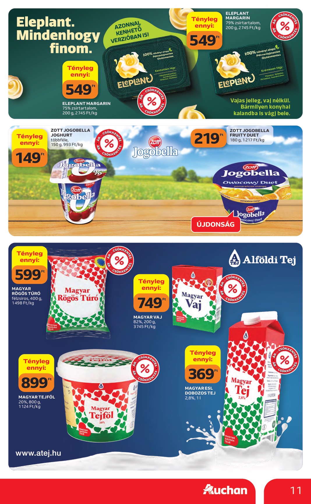 auchan - A jövőbeli Auchan Hipermarket akciós újság csütörtöktől 2026.04.23.-tól szerdától 2026.04.29.-ig érvényes. - page: 11