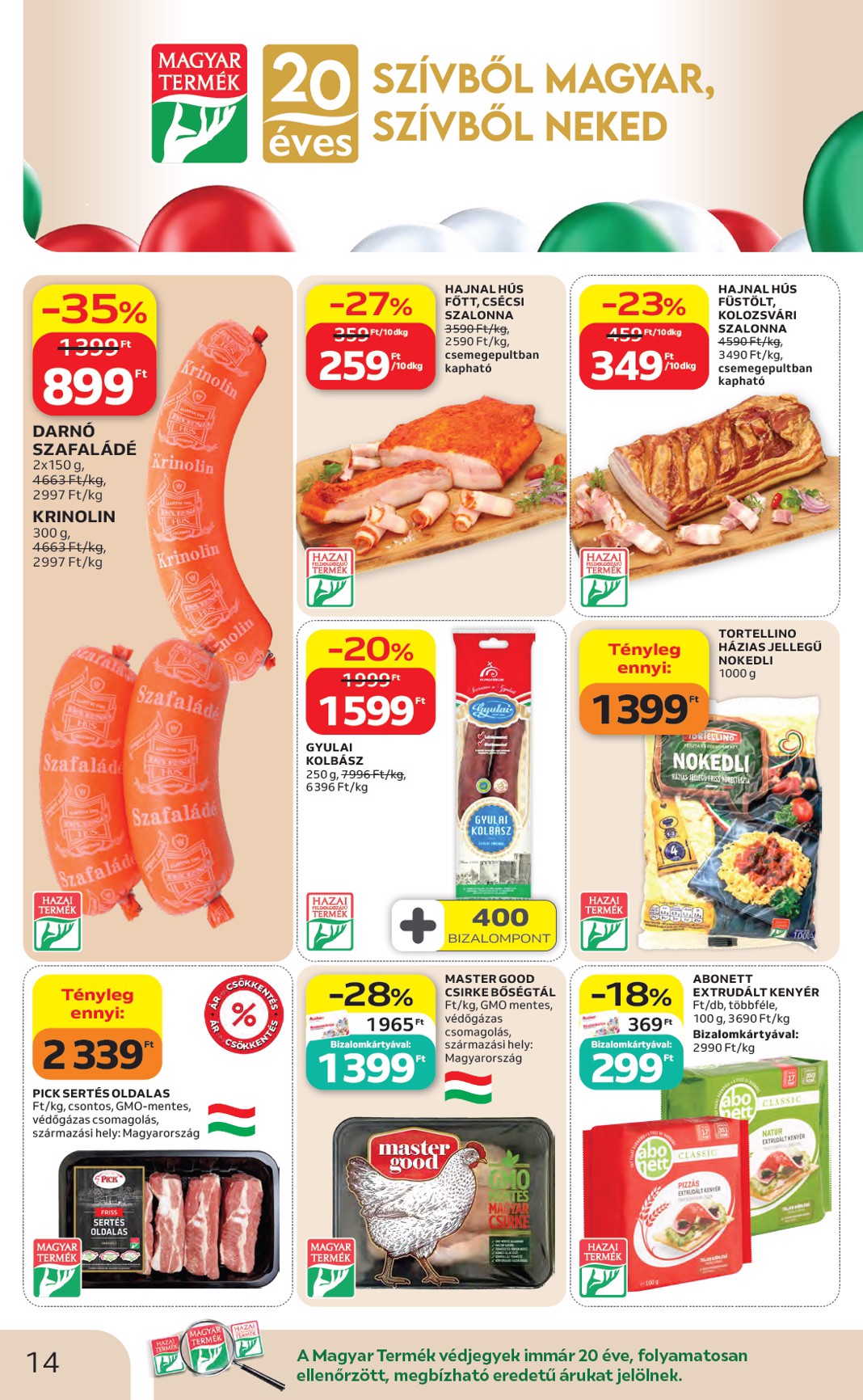 auchan - A jövőbeli Auchan akciós újság csütörtöktől 2026.05.07.-tól szerdától 2026.05.13.-ig érvényes. - page: 14