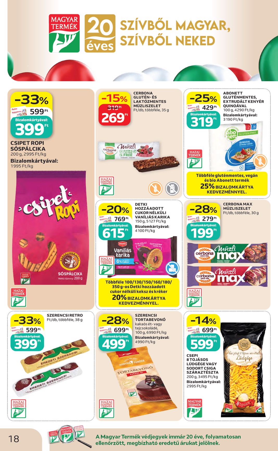 auchan - A jövőbeli Auchan akciós újság csütörtöktől 2026.05.07.-tól szerdától 2026.05.13.-ig érvényes. - page: 18