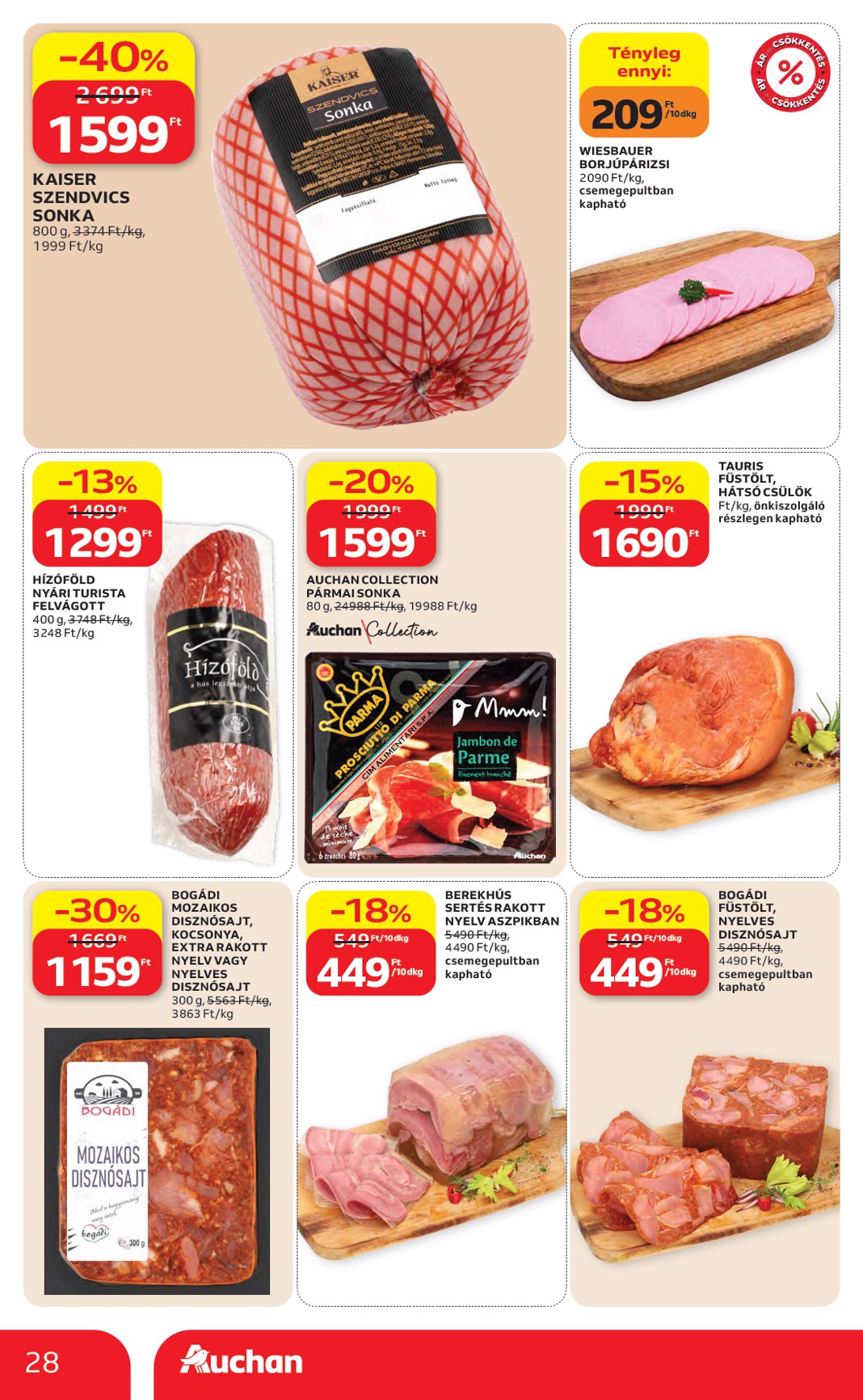 auchan - A jövőbeli Auchan akciós újság csütörtöktől 2026.05.07.-tól szerdától 2026.05.13.-ig érvényes. - page: 28