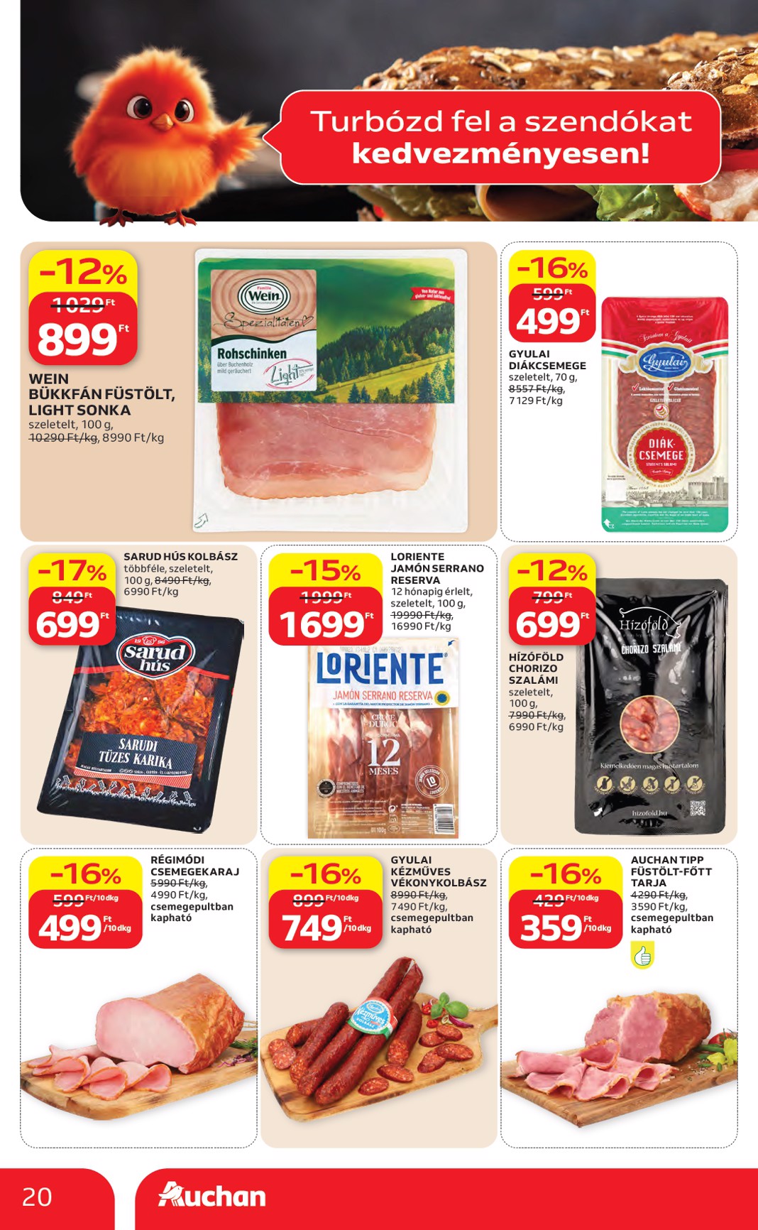 auchan - A jövőbeli Auchan akciós újság csütörtöktől 2026.05.07.-tól szerdától 2026.05.13.-ig érvényes. - page: 20