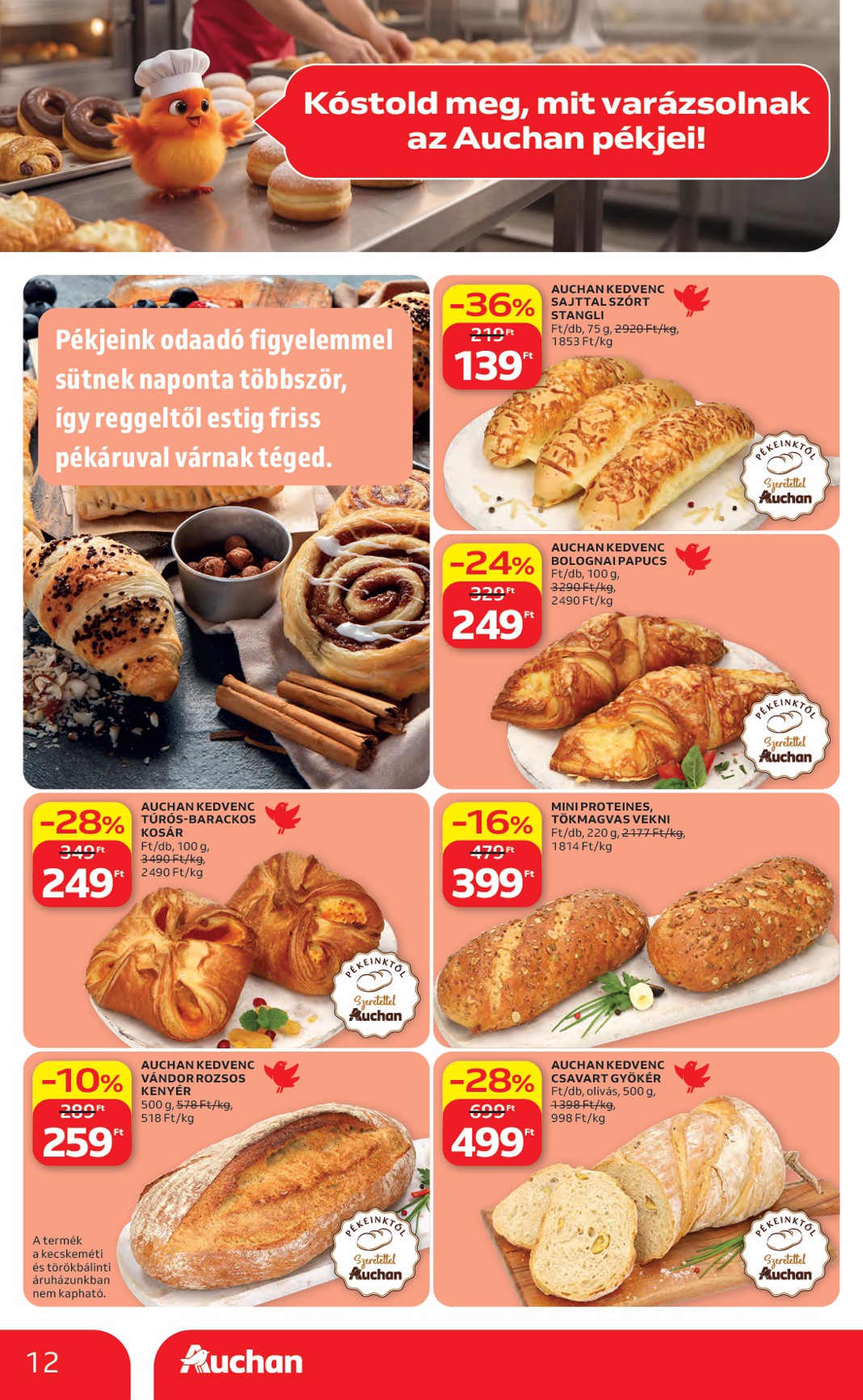 auchan - A jövőbeli Auchan akciós újság csütörtöktől 2026.05.07.-tól szerdától 2026.05.13.-ig érvényes. - page: 12