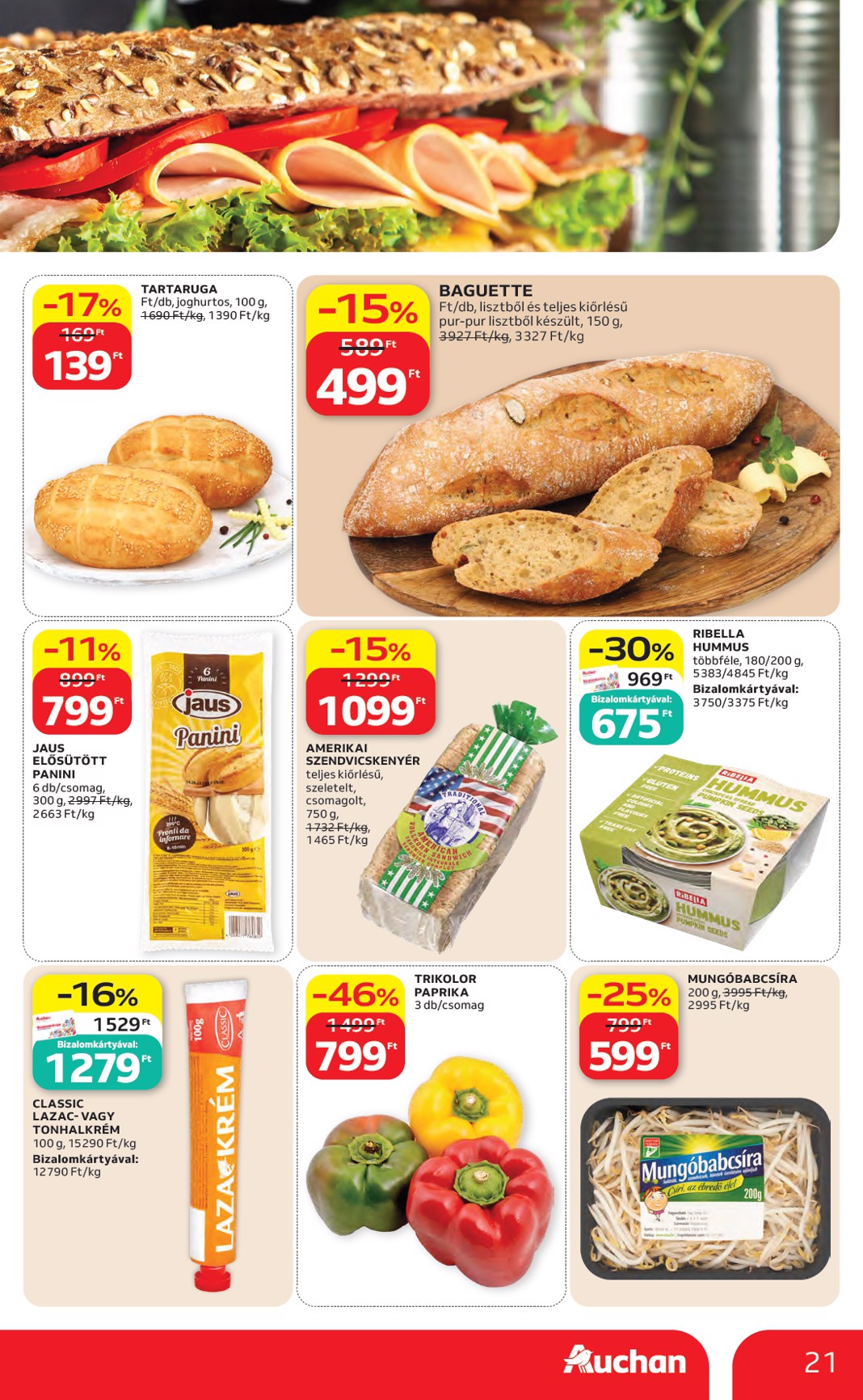 auchan - A jövőbeli Auchan akciós újság csütörtöktől 2026.05.07.-tól szerdától 2026.05.13.-ig érvényes. - page: 21