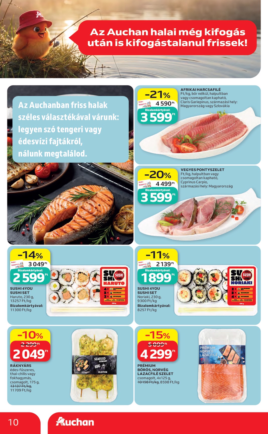 auchan - A jövőbeli Auchan akciós újság csütörtöktől 2026.05.07.-tól szerdától 2026.05.13.-ig érvényes. - page: 10