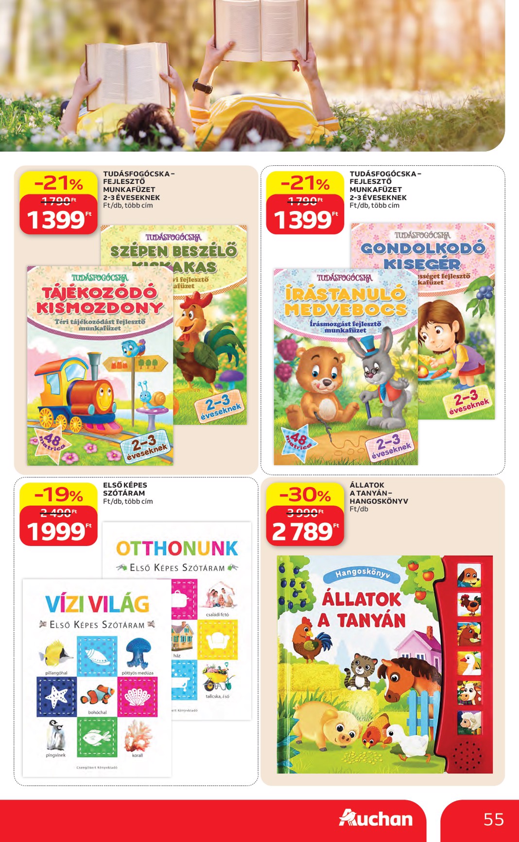 auchan - A jövőbeli Auchan akciós újság csütörtöktől 2026.05.07.-tól szerdától 2026.05.13.-ig érvényes. - page: 55