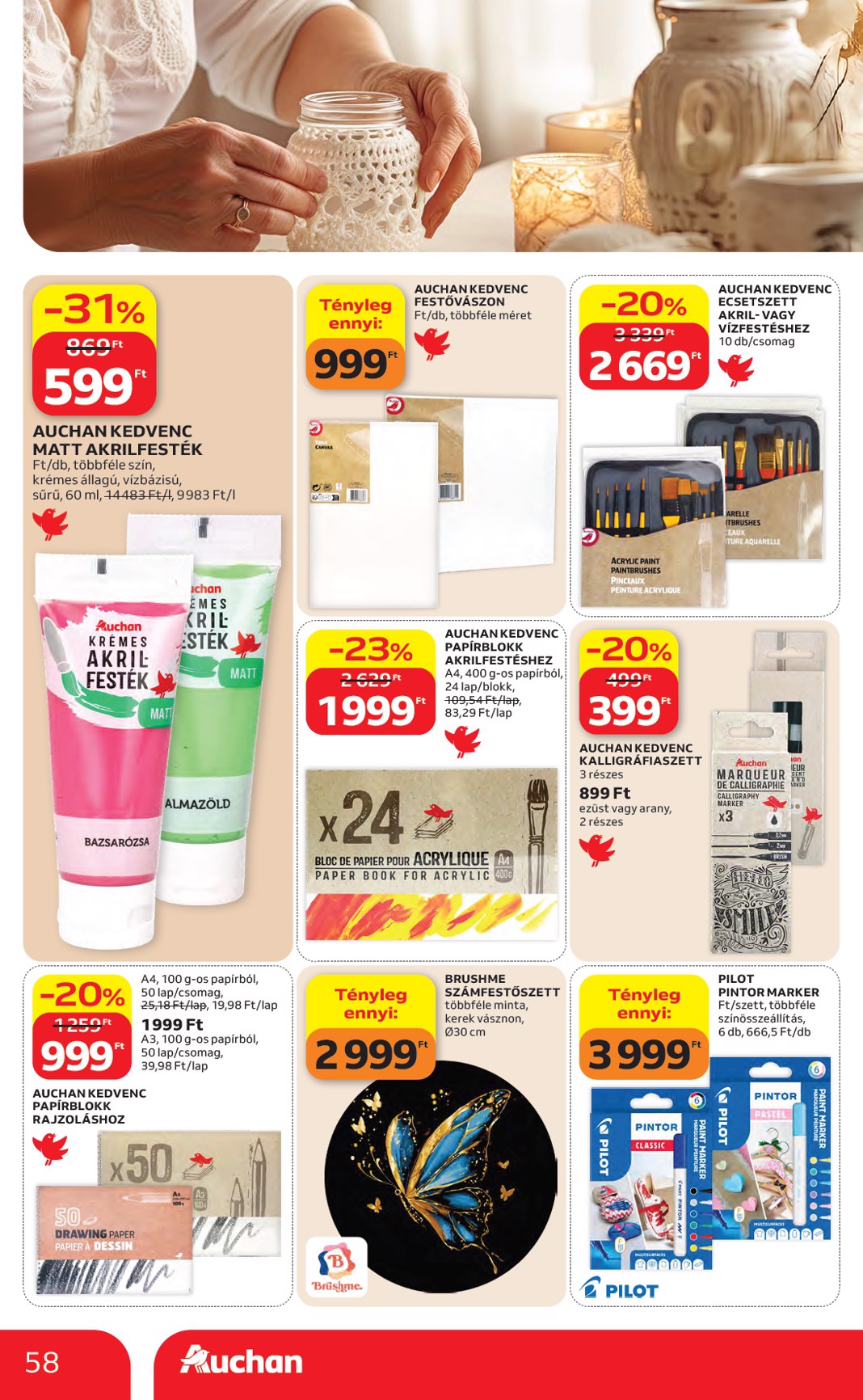 auchan - A jövőbeli Auchan akciós újság csütörtöktől 2026.05.07.-tól szerdától 2026.05.13.-ig érvényes. - page: 58