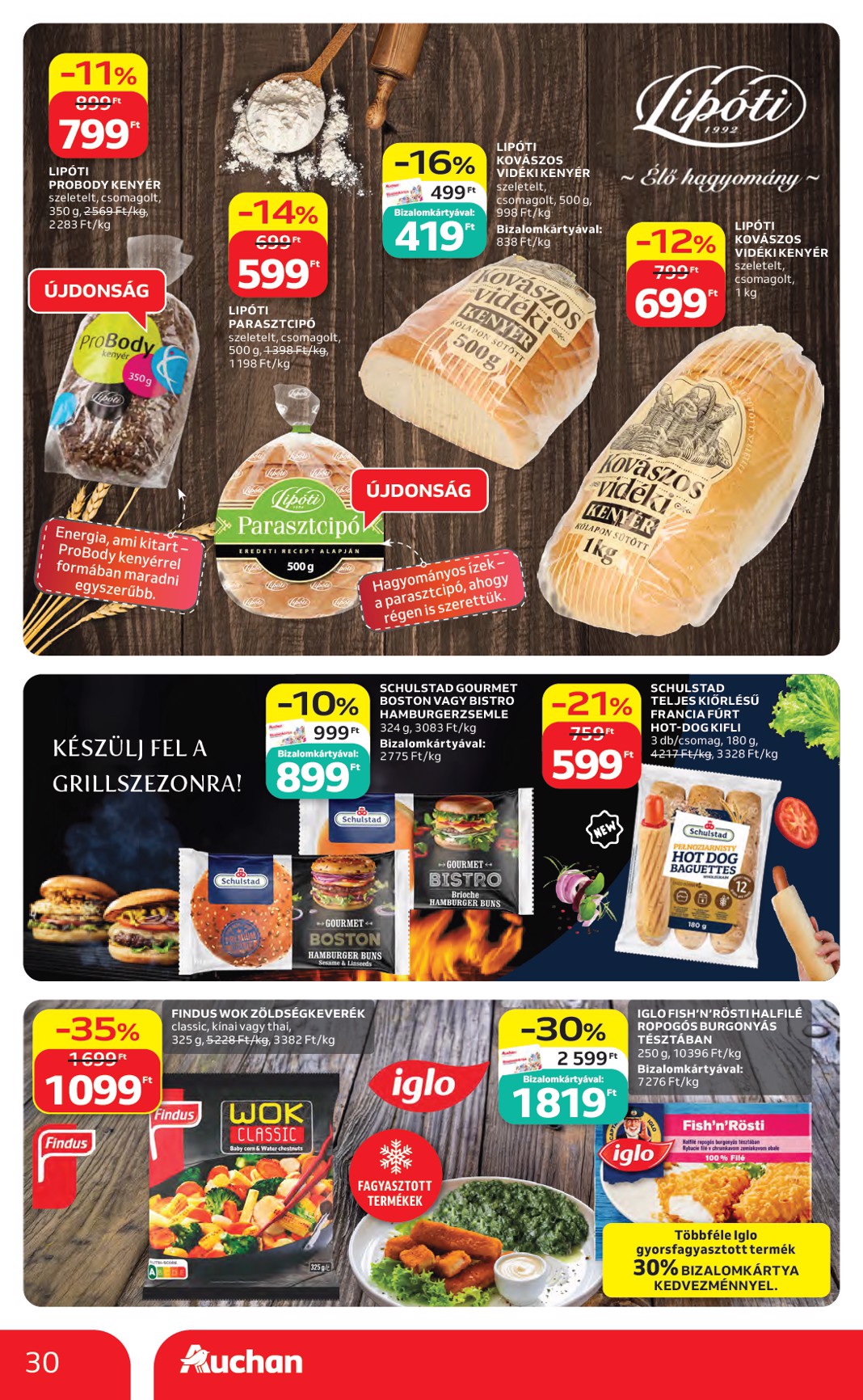 auchan - A jövőbeli Auchan akciós újság csütörtöktől 2026.05.07.-tól szerdától 2026.05.13.-ig érvényes. - page: 30