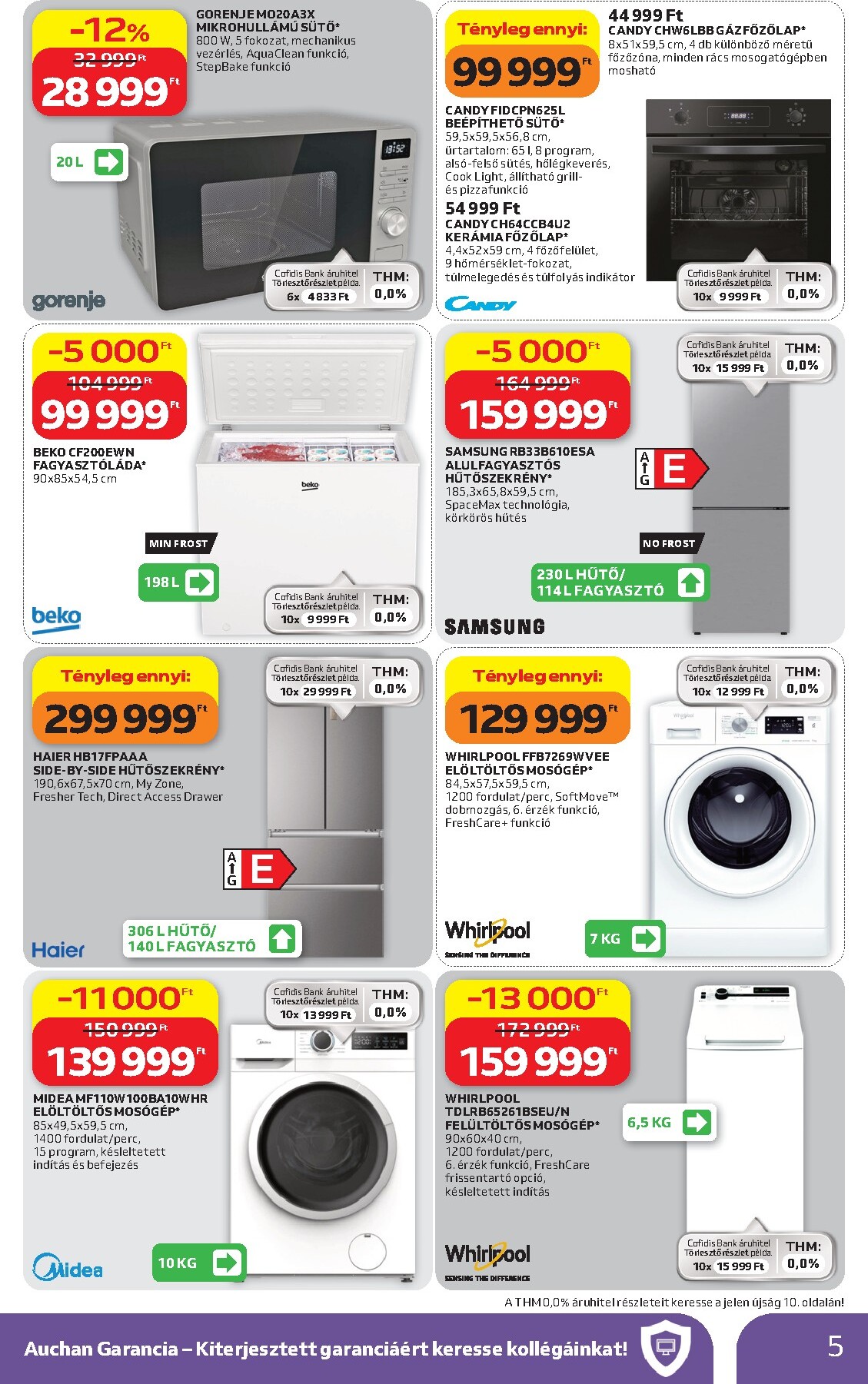 auchan - A jövőbeli Auchan - Elektronikai ajánlataink akciós újság csütörtöktől 2026.05.07.-tól szerdától 2026.05.20.-ig érvényes. - page: 5