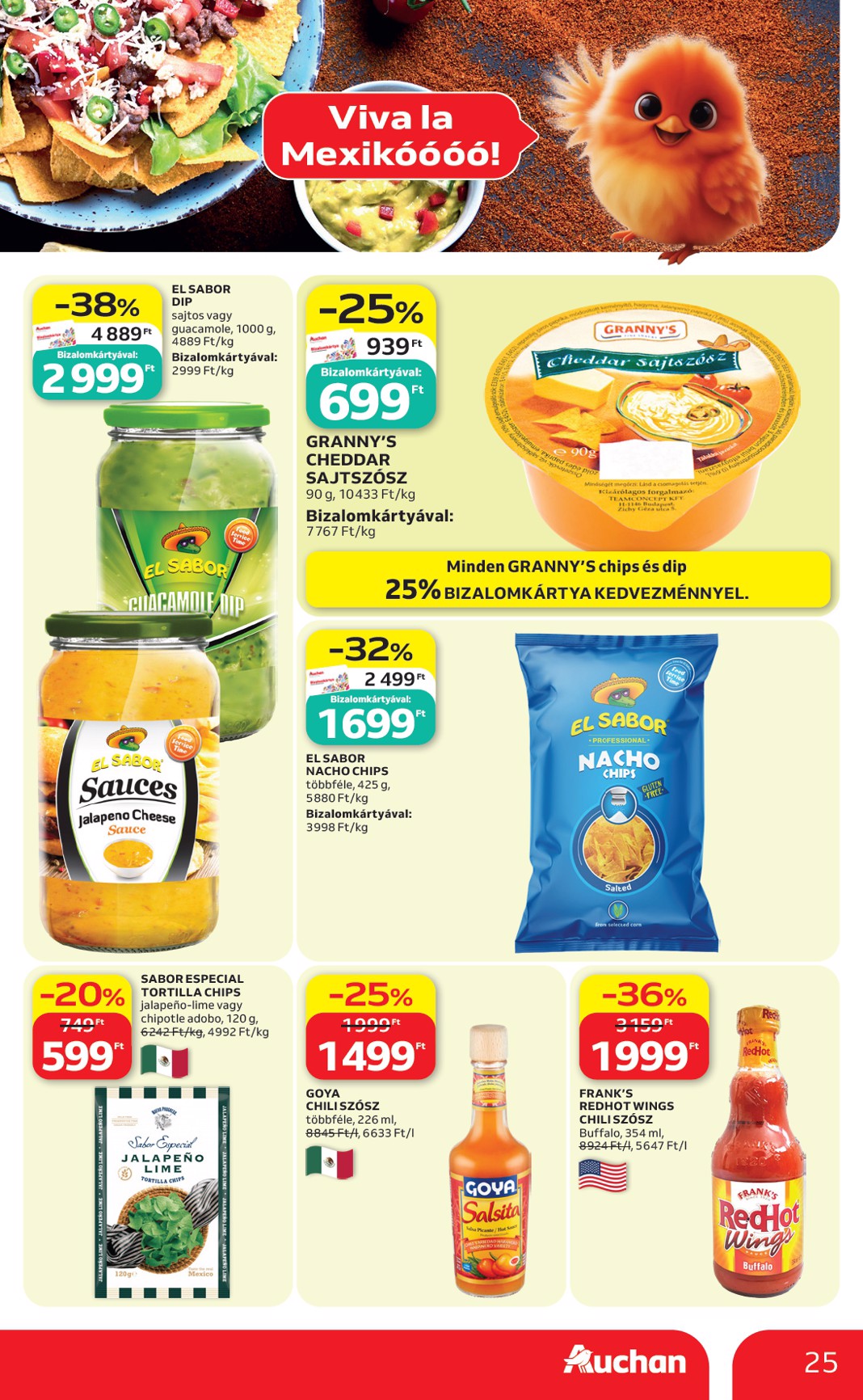 auchan - A jövőbeli Auchan - Nemzetközi konyha ajánlataink akciós újság csütörtöktől 2026.05.07.-tól szerdától 2026.05.20.-ig érvényes. - page: 25