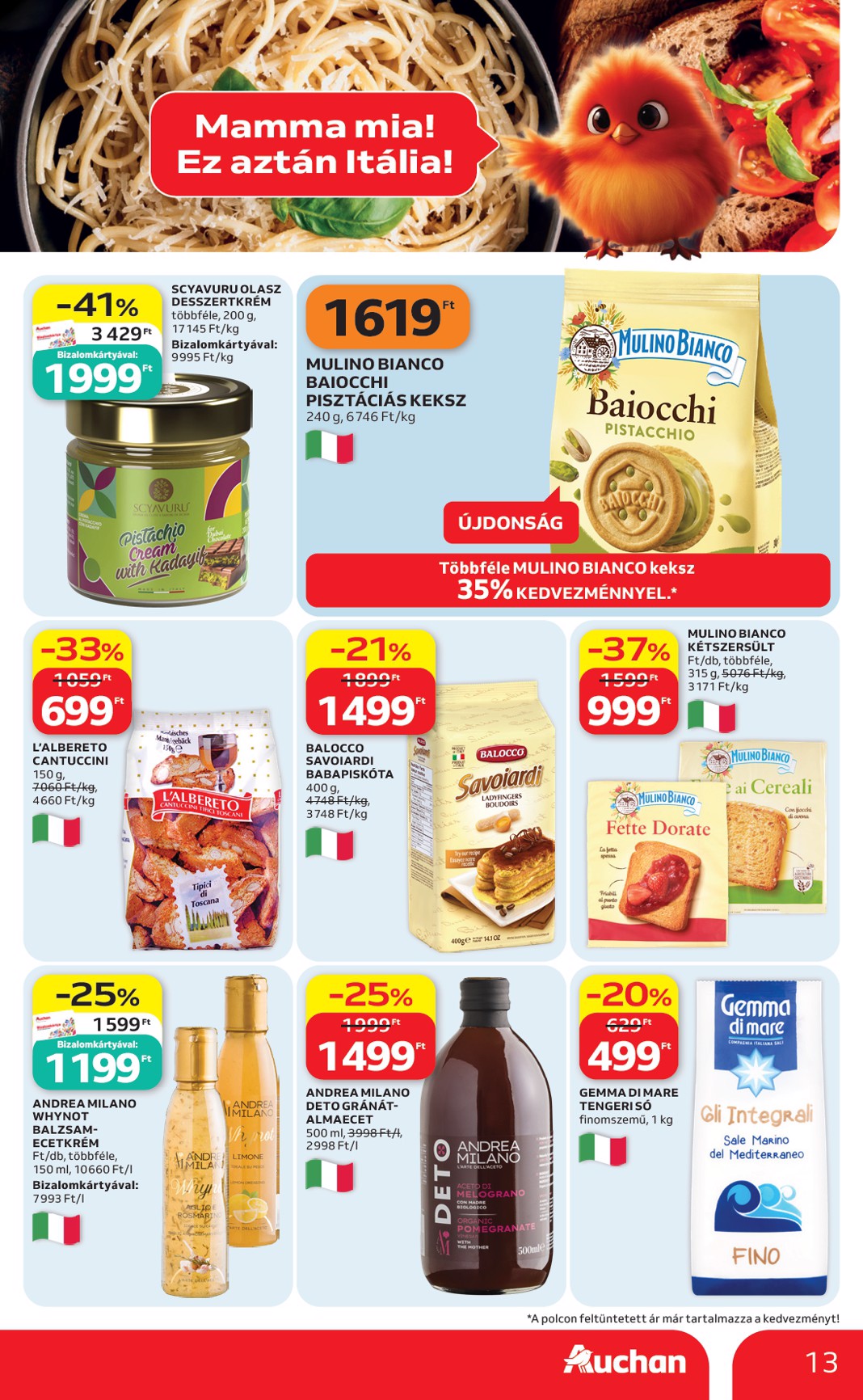 auchan - A jövőbeli Auchan - Nemzetközi konyha ajánlataink akciós újság csütörtöktől 2026.05.07.-tól szerdától 2026.05.20.-ig érvényes. - page: 13