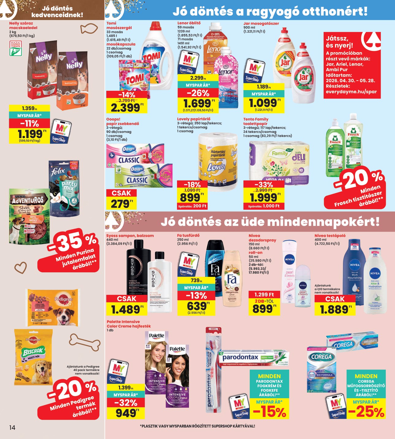 spar - A jövőbeli INTERSPAR akciós újság csütörtöktől 2026.05.21.-tól szerdától 2026.05.27.-ig érvényes. - page: 14
