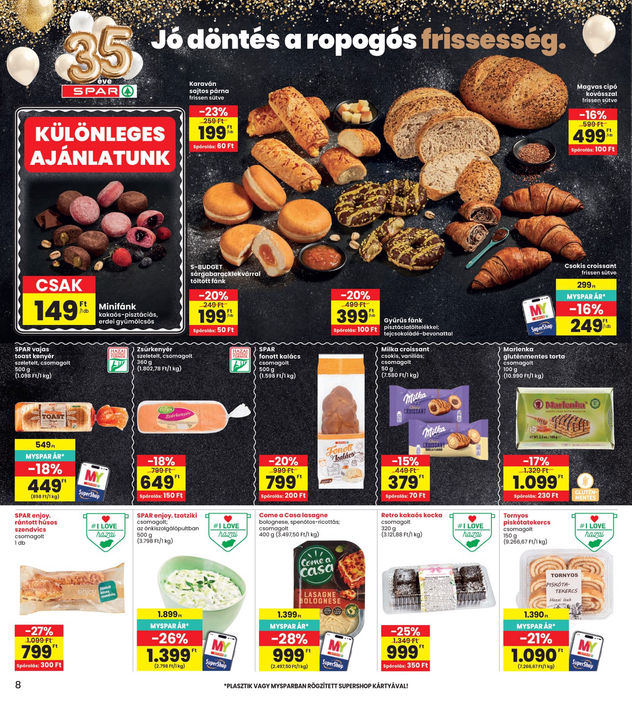 spar - A jövőbeli INTERSPAR akciós újság csütörtöktől 2026.05.21.-tól szerdától 2026.05.27.-ig érvényes. - page: 8
