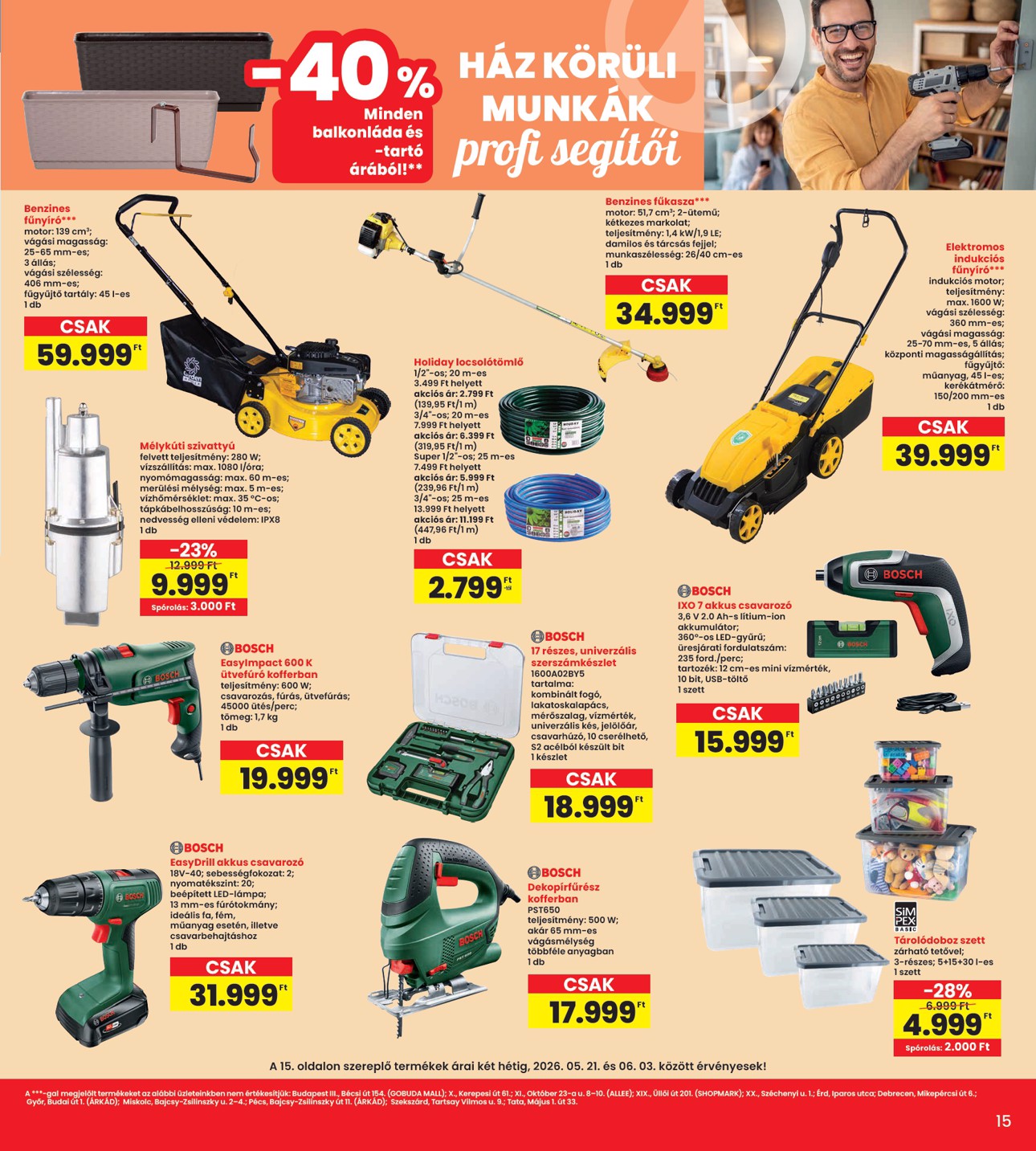 spar - A jövőbeli INTERSPAR akciós újság csütörtöktől 2026.05.21.-tól szerdától 2026.05.27.-ig érvényes. - page: 15
