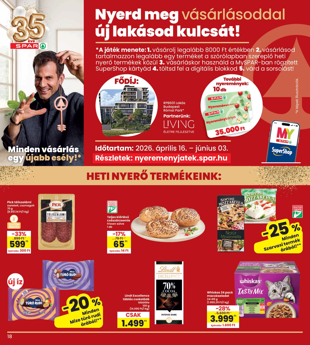 spar - A jövőbeli INTERSPAR akciós újság csütörtöktől 2026.05.21.-tól szerdától 2026.05.27.-ig érvényes. - page: 18