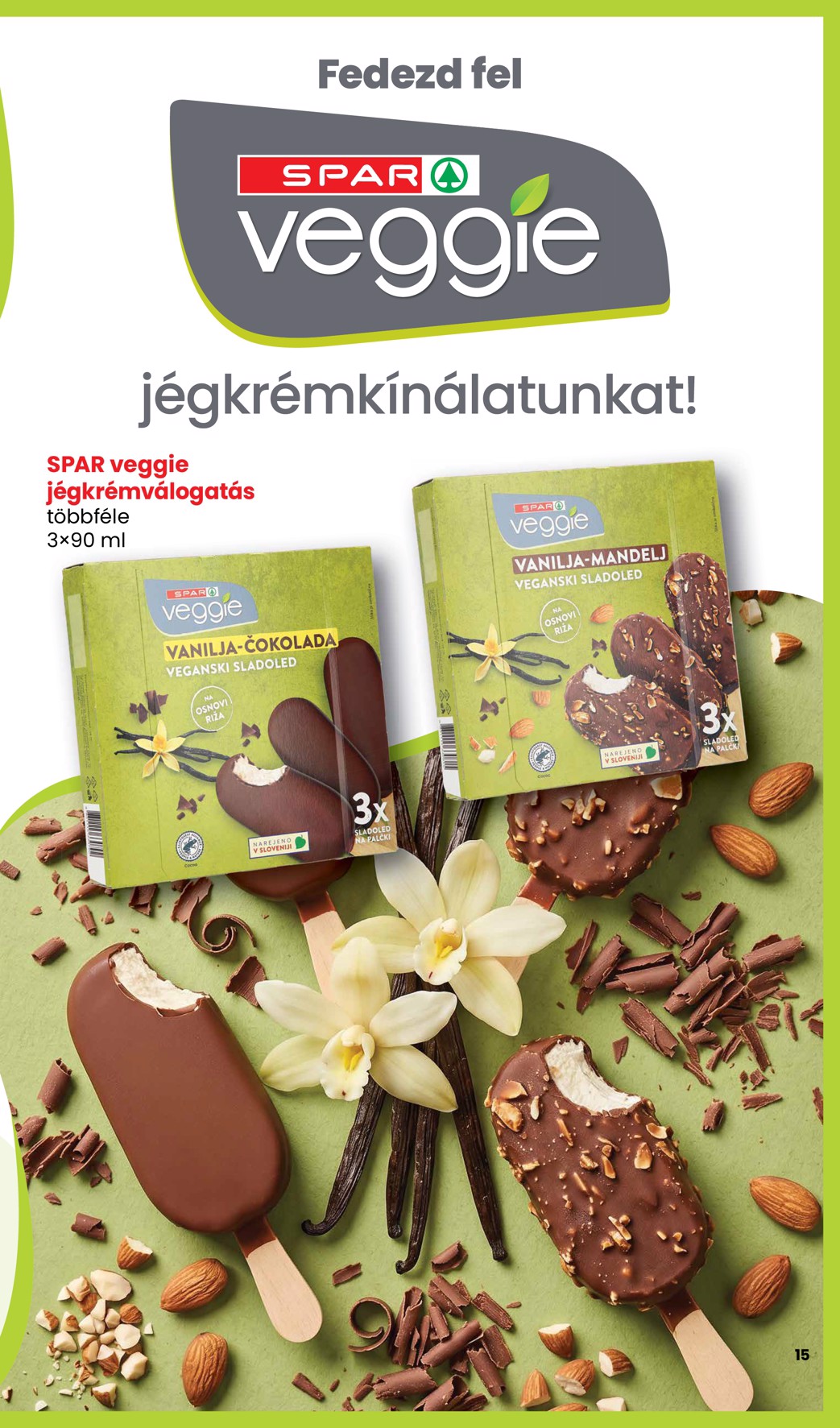 spar - Aktuális SPAR - Jégkrém katalógus szórólap érvényes csütörtöktől 2026.05.14.-től szerdától 2026.05.27.-ig - page: 15