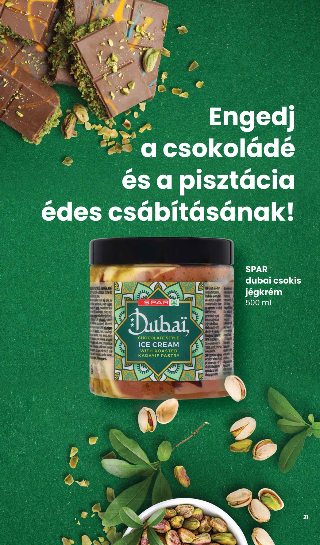 spar - Aktuális SPAR - Jégkrém katalógus szórólap érvényes csütörtöktől 2026.05.14.-től szerdától 2026.05.27.-ig - page: 21