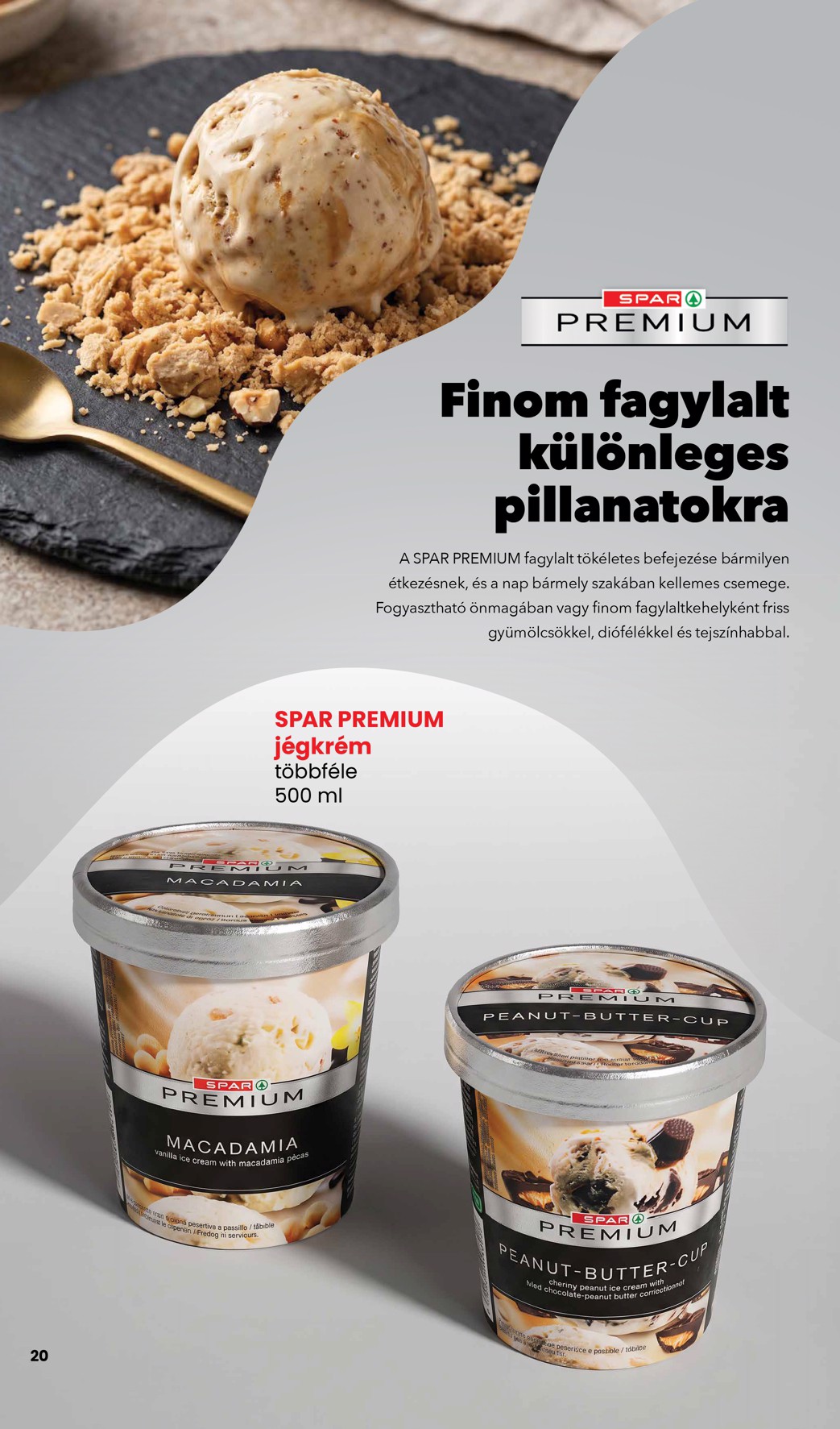 spar - Aktuális SPAR - Jégkrém katalógus szórólap érvényes csütörtöktől 2026.05.14.-től szerdától 2026.05.27.-ig - page: 20