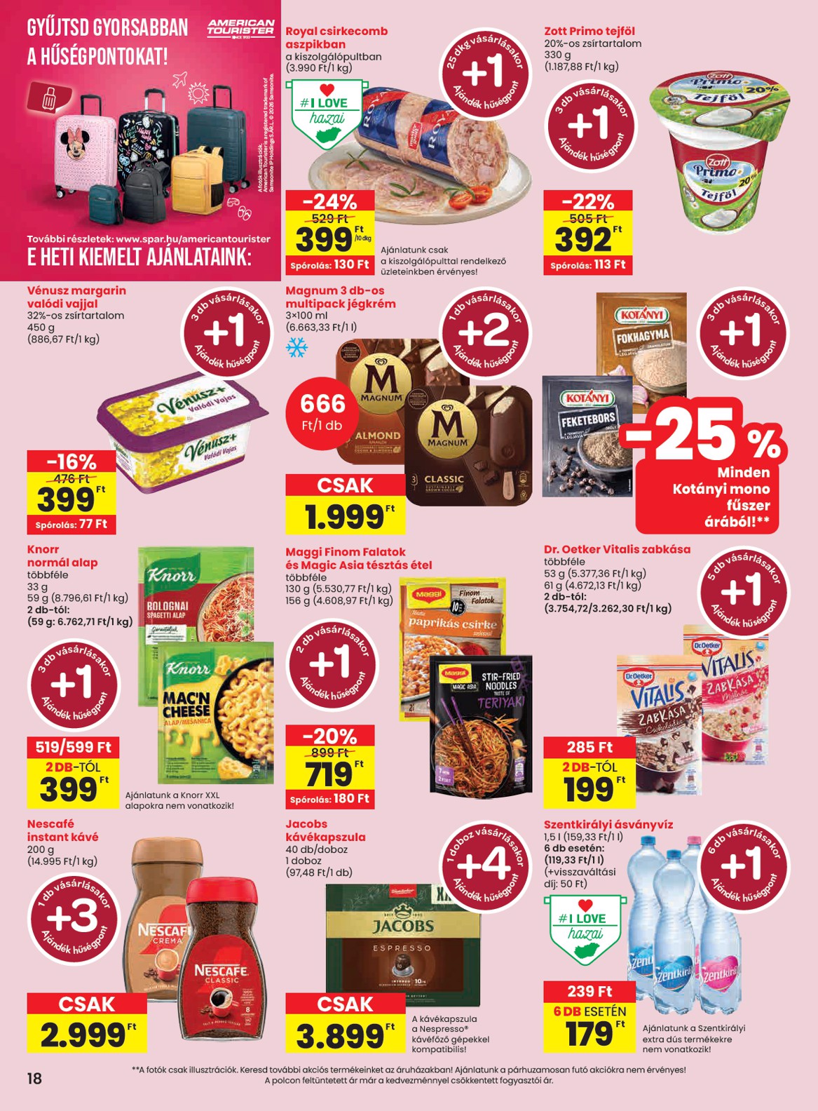 spar - SPAR hirdetmény a következő hétre csütörtöktől 2026.06.11.-tól szerdától 2026.06.17.-ig - page: 18