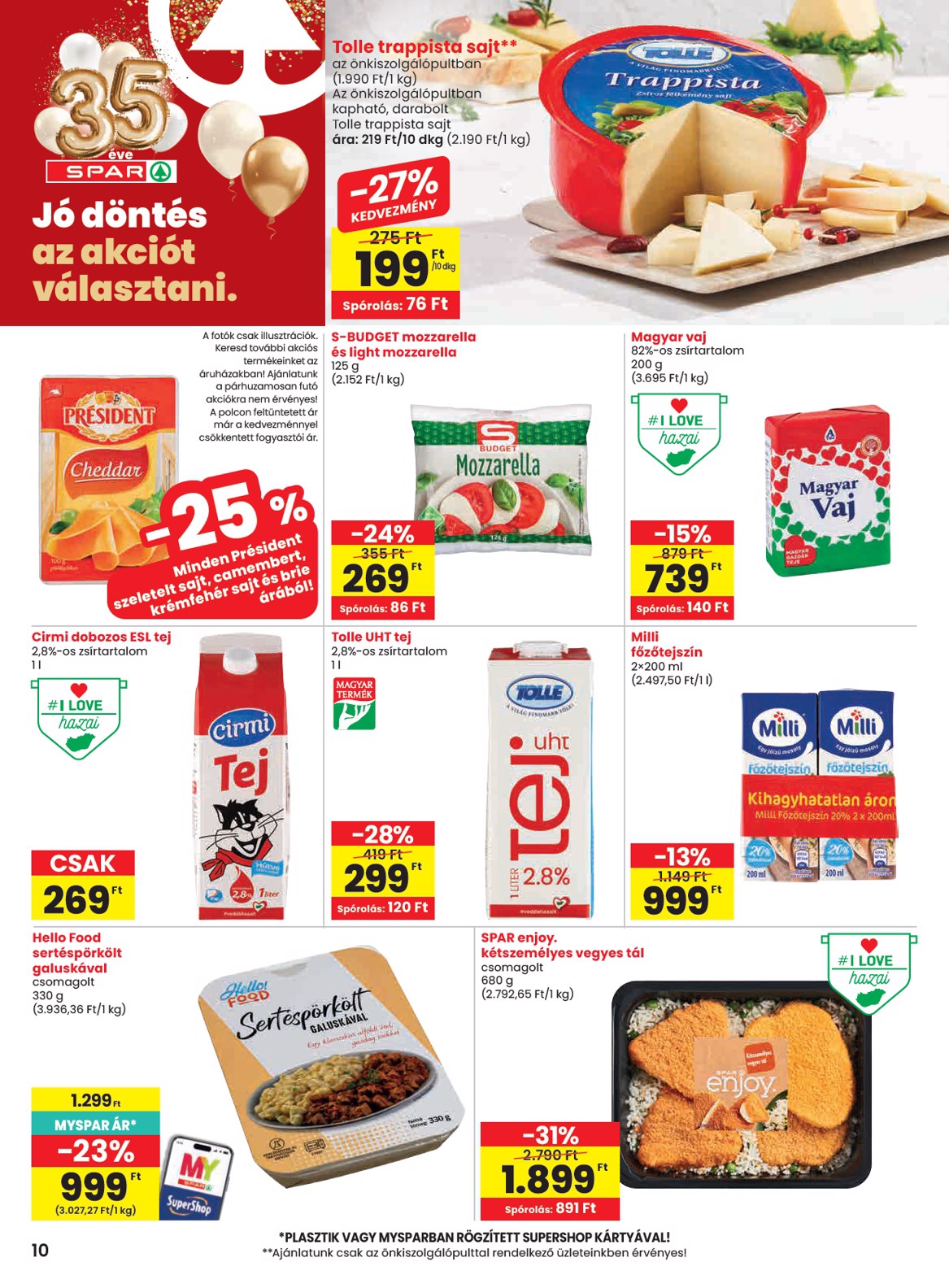 spar - SPAR hirdetmény a következő hétre csütörtöktől 2026.06.11.-tól szerdától 2026.06.17.-ig - page: 10