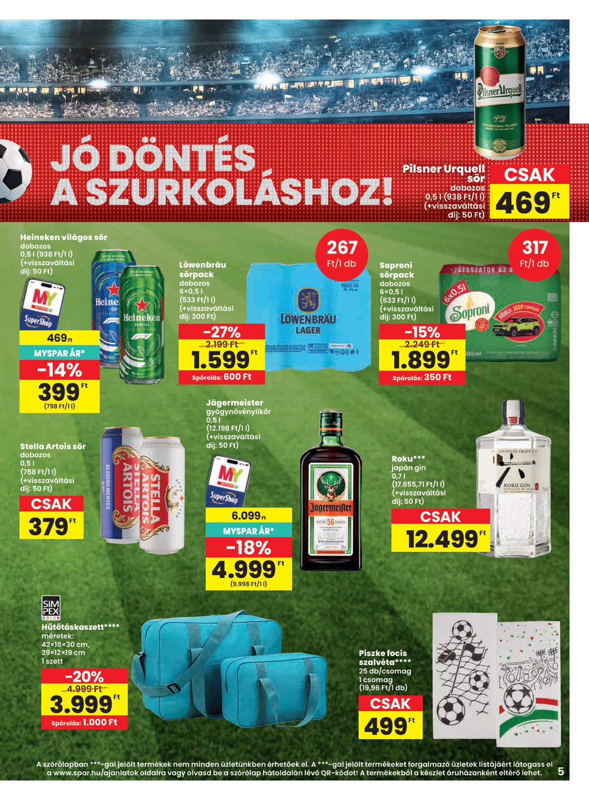 spar - SPAR hirdetmény a következő hétre csütörtöktől 2026.06.11.-tól szerdától 2026.06.17.-ig - page: 5