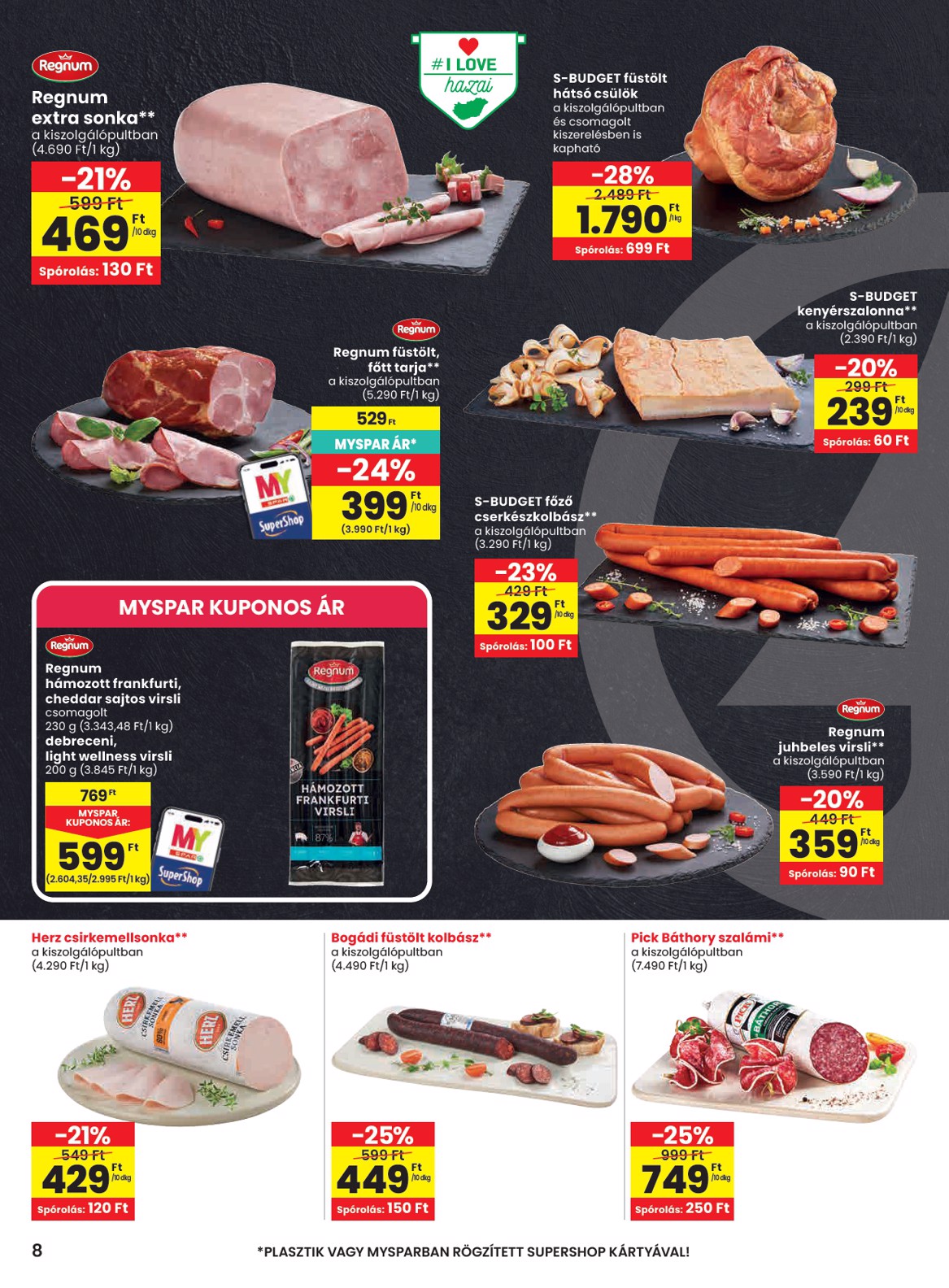 spar - SPAR hirdetmény a következő hétre csütörtöktől 2026.06.11.-tól szerdától 2026.06.17.-ig - page: 8