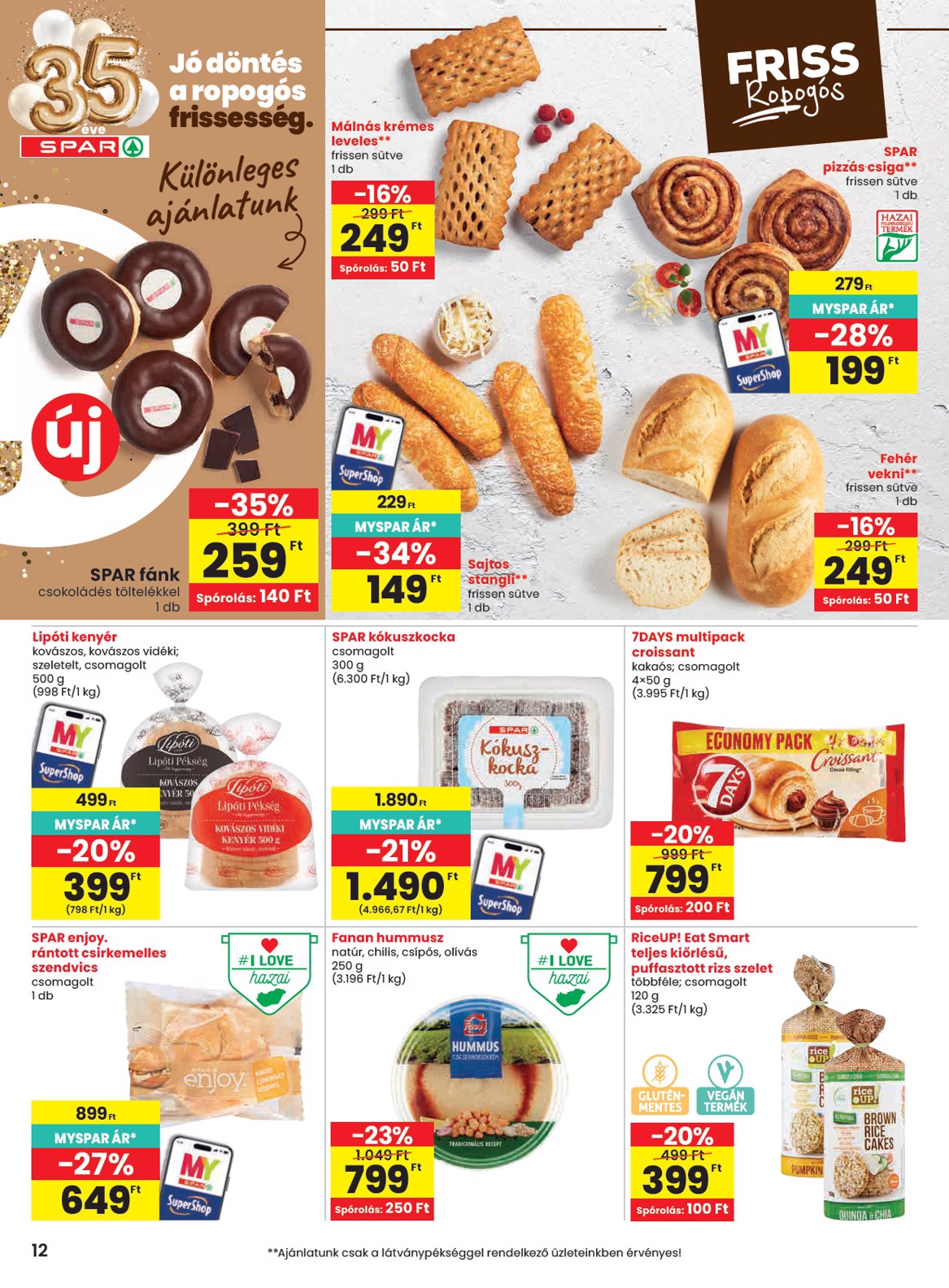 spar - SPAR hirdetmény a következő hétre csütörtöktől 2026.06.11.-tól szerdától 2026.06.17.-ig - page: 12