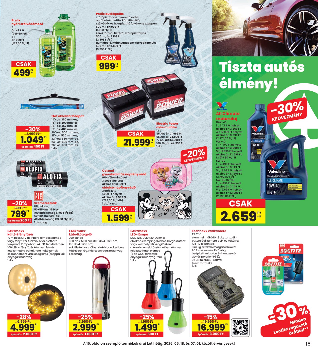 spar - INTERSPAR hirdetmény a következő hétre csütörtöktől 2026.06.18.-tól szerdától 2026.06.24.-ig - page: 15