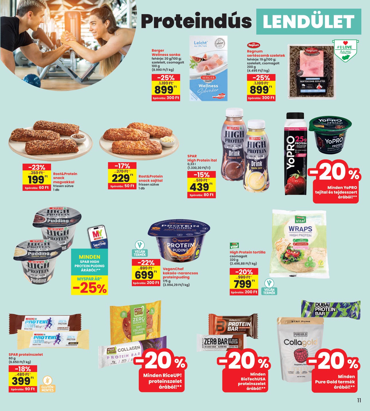 spar - INTERSPAR hirdetmény a következő hétre csütörtöktől 2026.06.18.-tól szerdától 2026.06.24.-ig - page: 11