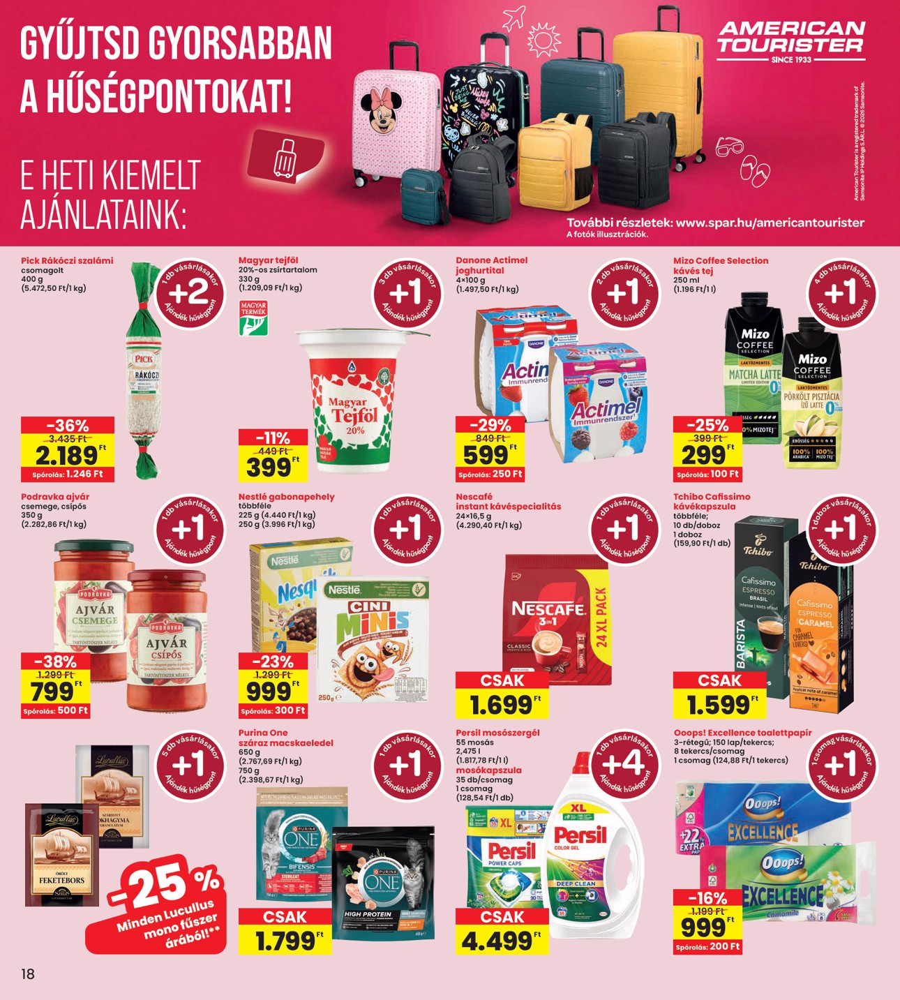 spar - INTERSPAR hirdetmény a következő hétre csütörtöktől 2026.06.18.-tól szerdától 2026.06.24.-ig - page: 18
