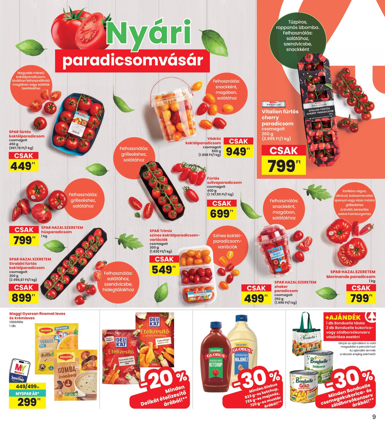 spar - INTERSPAR hirdetmény a következő hétre csütörtöktől 2026.06.18.-tól szerdától 2026.06.24.-ig - page: 9